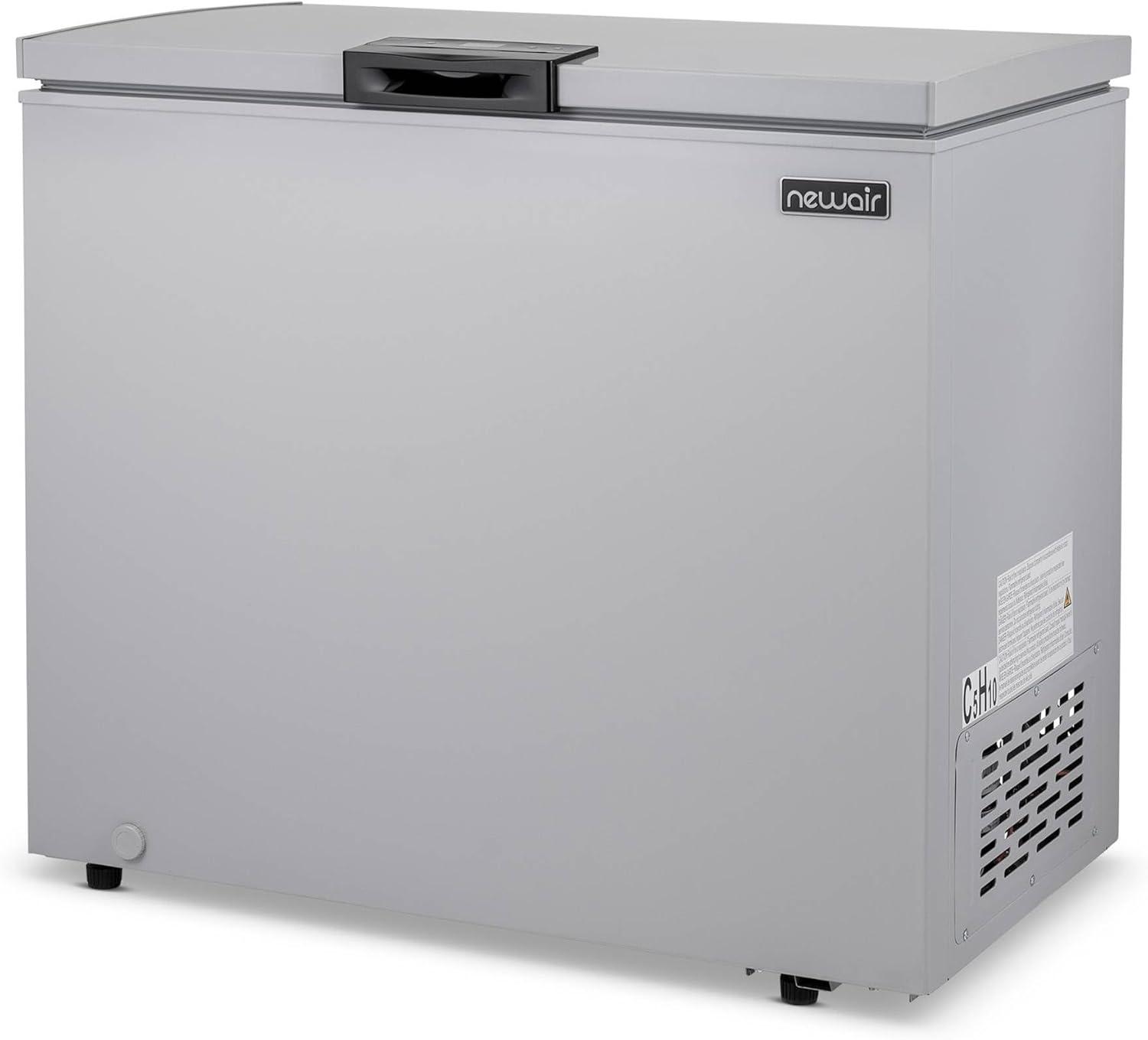 image:imageNewair 67 Cu Ft Chest Freezer with Removable Basket Quiet Deep Freezer Digital Temperature Control Top Open Door Alarm Fast Freeze Mode Compact Freezer Garage Storage Cool GrayCool Gray