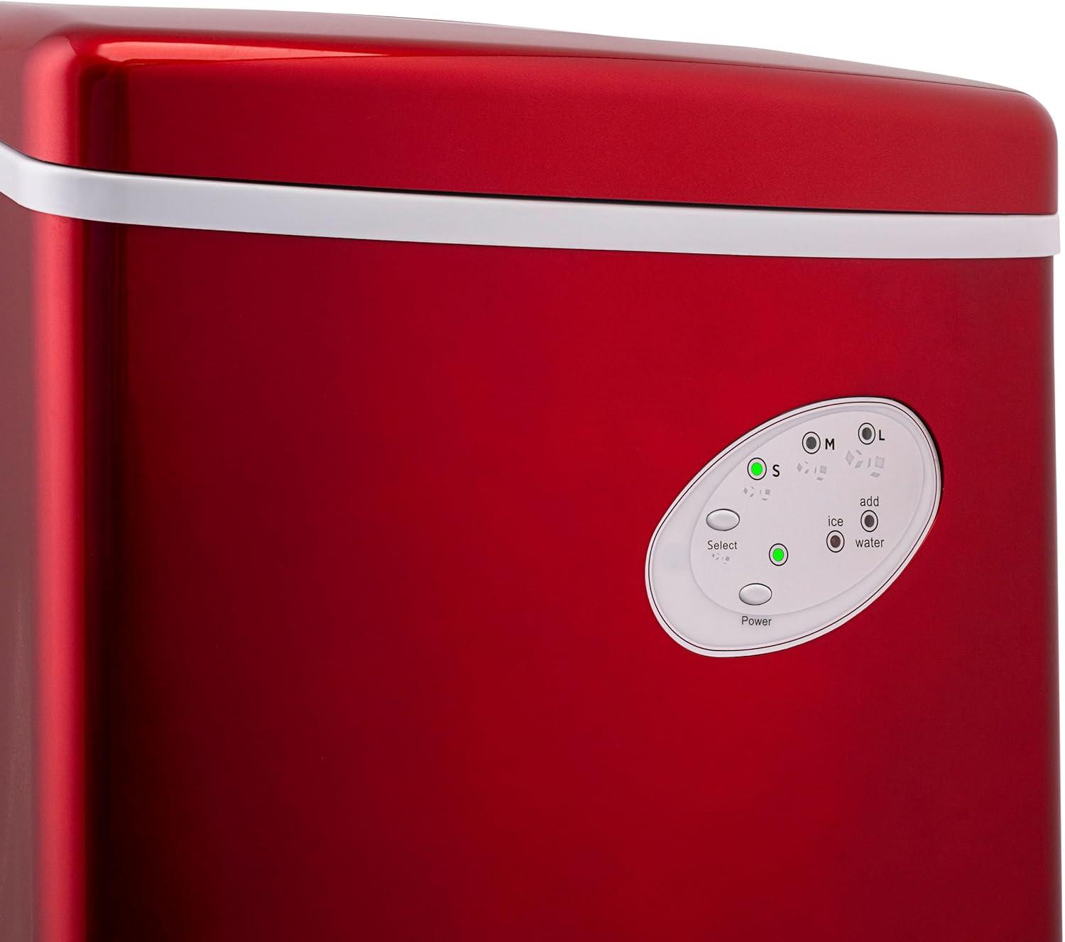 image:imageNewair Bullet Ice Machine 28 lbsDay Countertop Ice Maker BPA Free Portable Ice Maker Machine 3 Size Ice Cube Maker Ideal for Home Office Kitchen or Bar Red