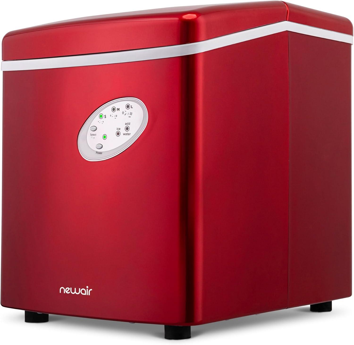 image:imageNewair Bullet Ice Machine 28 lbsDay Countertop Ice Maker BPA Free Portable Ice Maker Machine 3 Size Ice Cube Maker Ideal for Home Office Kitchen or Bar Red