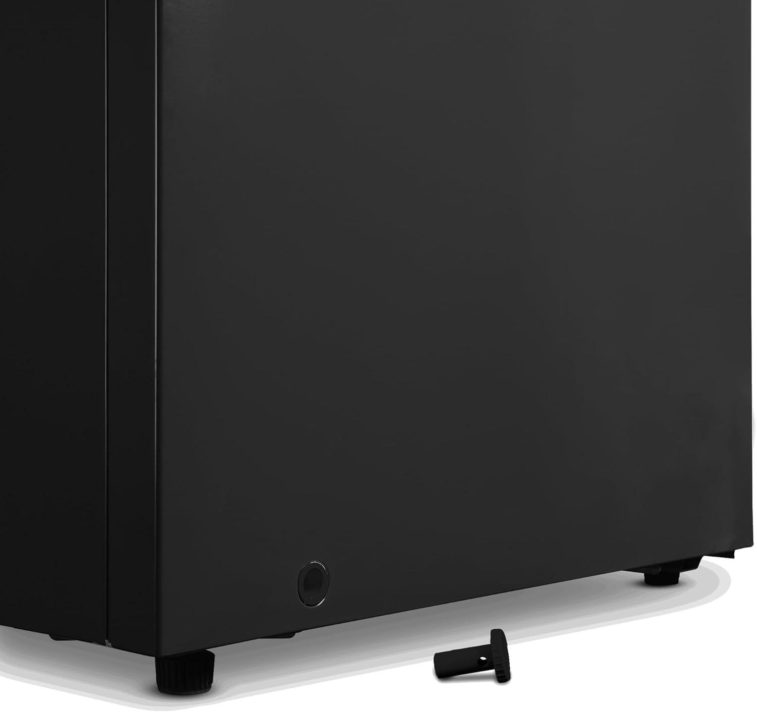 image:imageNewair Mini Deep Freezer Chest 5 Cu Ft GarageReady Chest Freezer with Digital Temperature Control Fast Freeze Mode and LED Light Black BlackBlack