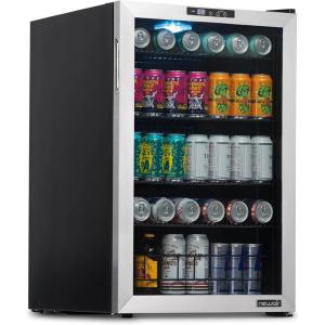 image:imageNewAir 125Can Beer Froster  UltraCold Mini Fridge for Bedroom Gaming or Office  23F Beverage Cooler with Turbo amp Party Mode  Black160 cans