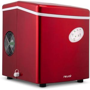 image:imageNewair Bullet Ice Machine  28 lbsDay Countertop Ice Maker BPA Free Portable Ice Maker Machine 3 Size Ice Cube Maker Ideal for Home Office Kitchen or Bar  Red