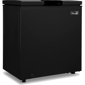 image:imageNewair Mini Deep Freezer Chest  5 Cu Ft GarageReady Chest Freezer with Digital Temperature Control Fast Freeze Mode and LED Light Black  BlackBlack