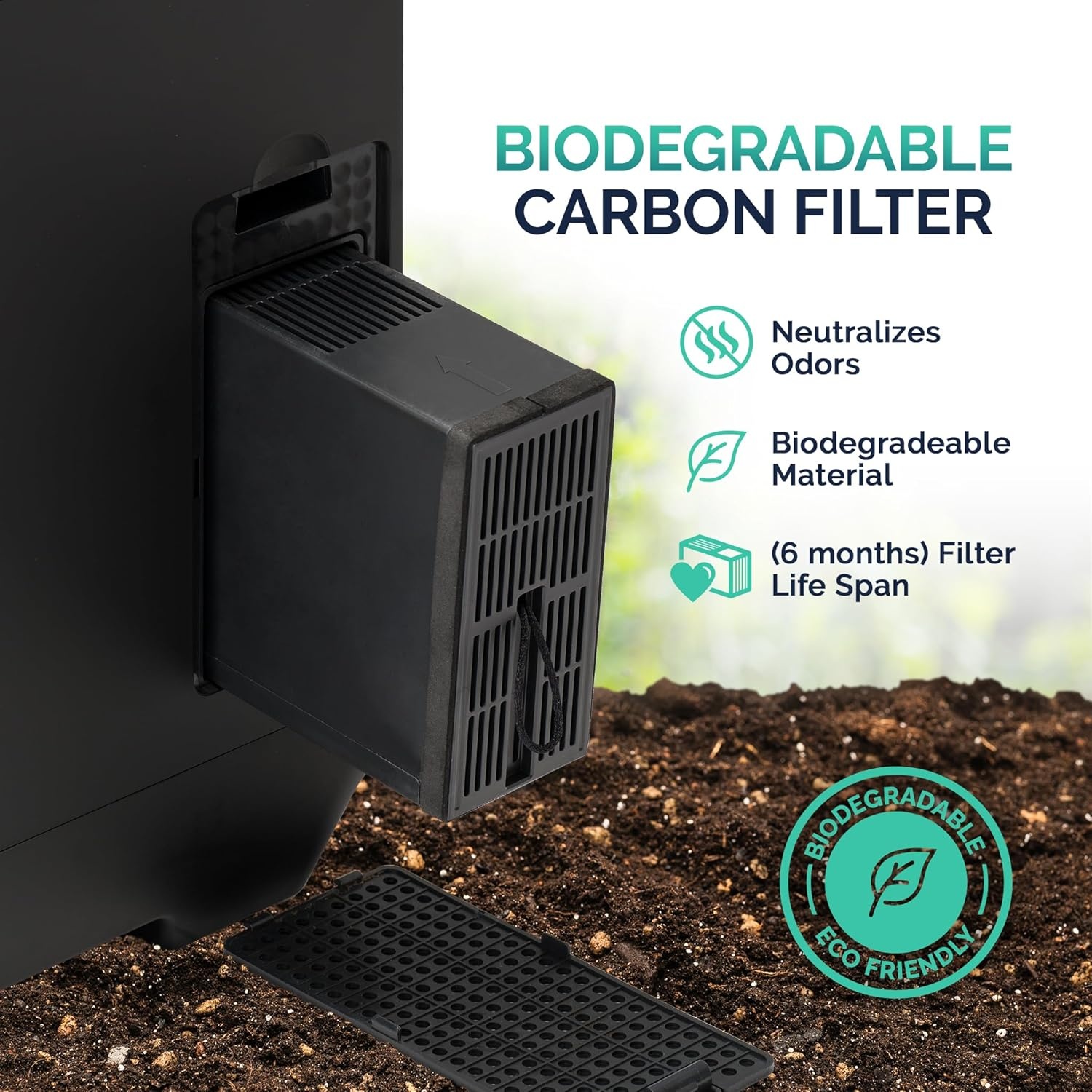 image:imageLuma by Newair Electric Composter for Kitchen 25L Odorless Kitchen Composter Dishwasher Safe Indoor Compost Machine 90 Volume Reduction in 36 HoursFilters