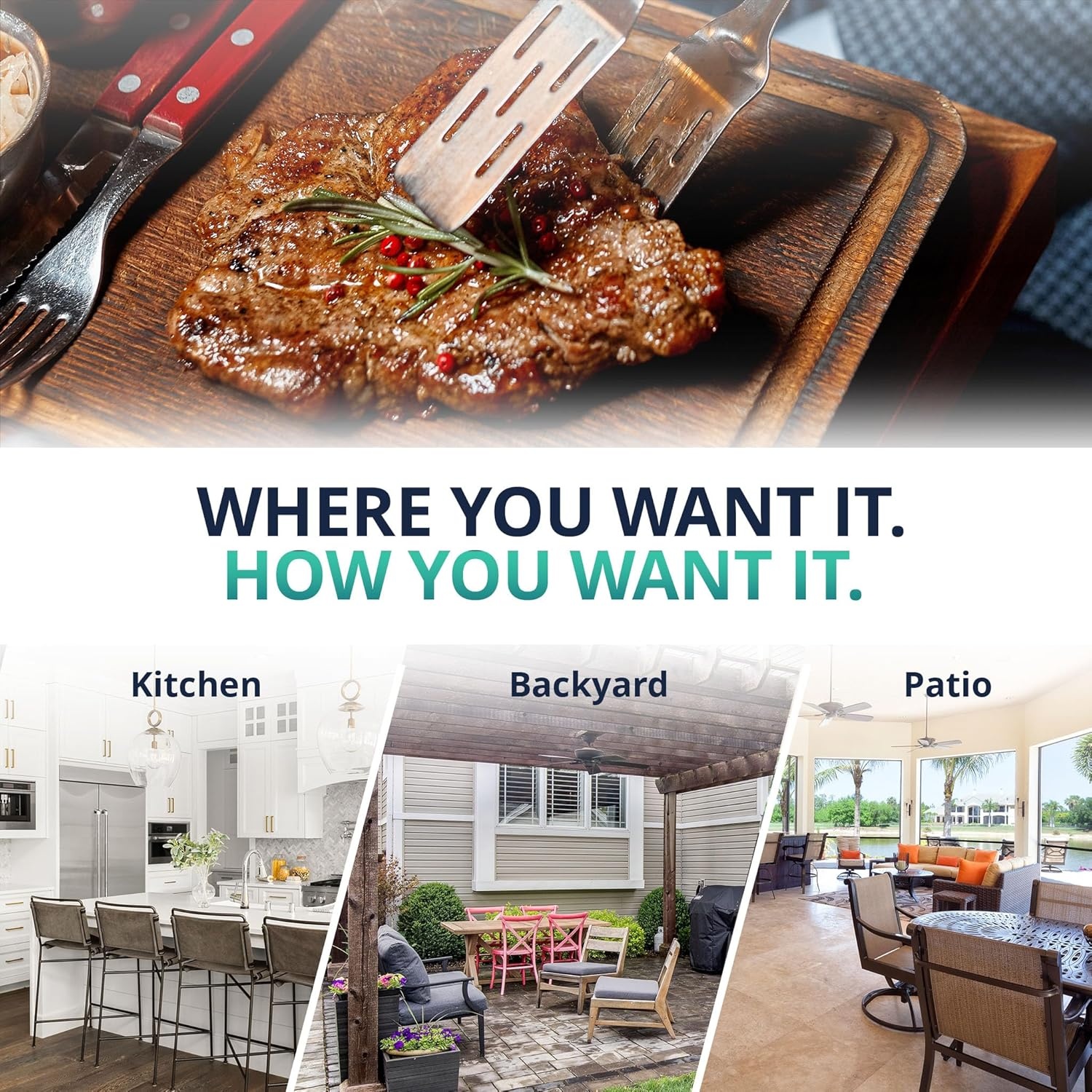 image:imageLuma by Newair Electric Grill for Steaks 1450F Infrared Indoor Smoker with CoolTouch Exterior Portable Countertop BBQ Grill for Kitchen or Patio