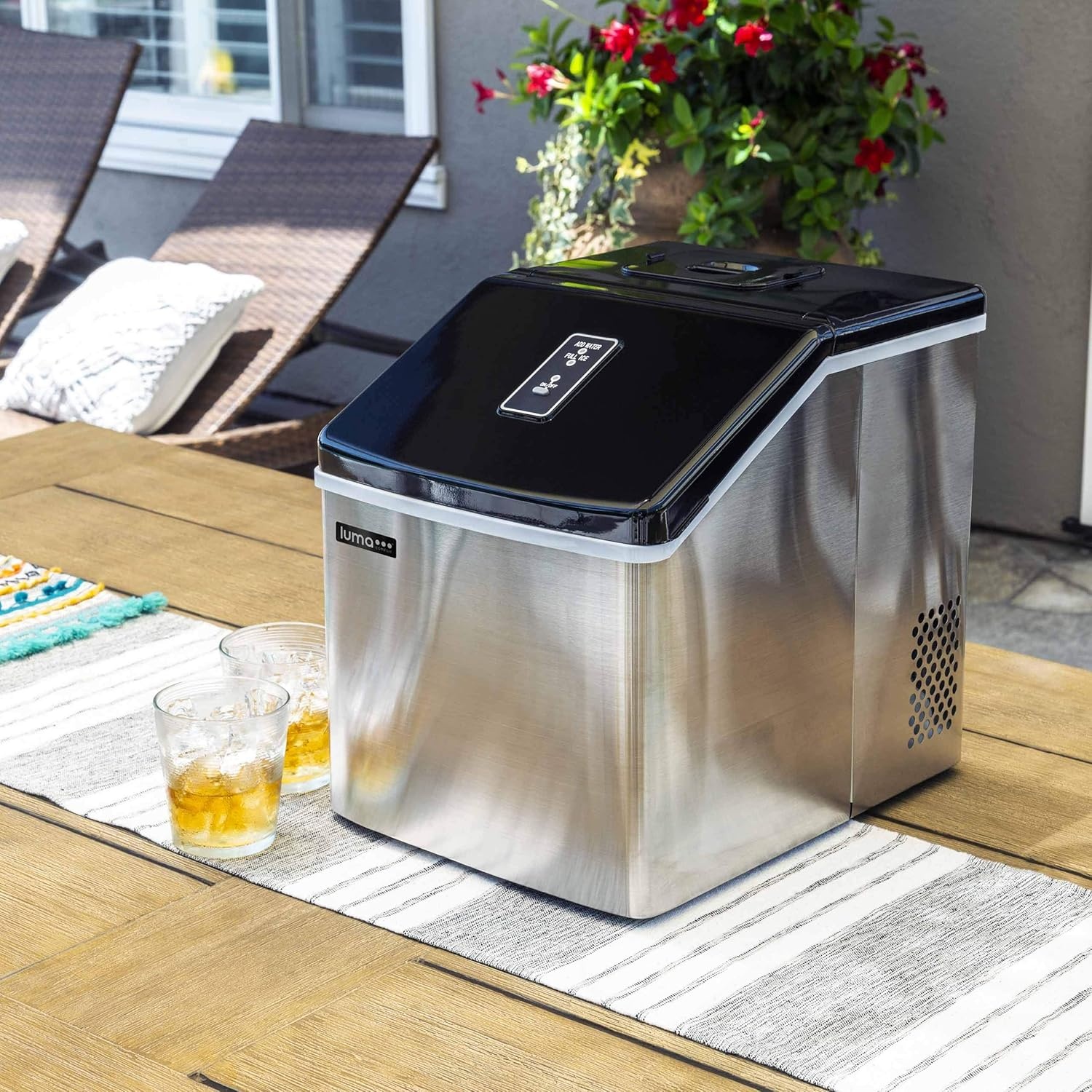 image:imageLuma by Newair Slushie Machine for Home 88 Oz Frozen Drink Maker No Ice Needed Dishwasher Safe Slushie Maker for Margaritas Slushies amp FrappsStainless Steel