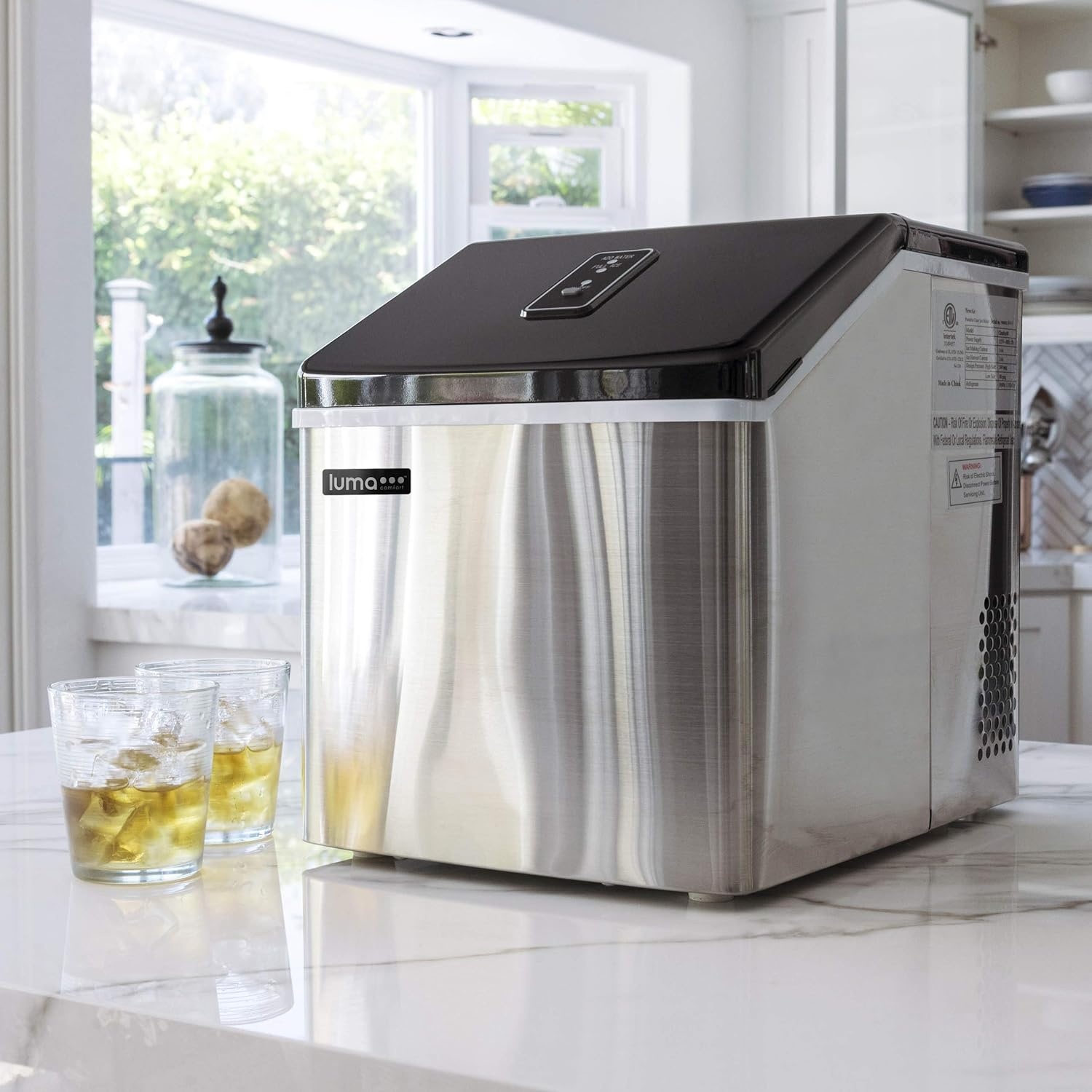 image:imageLuma by Newair Slushie Machine for Home 88 Oz Frozen Drink Maker No Ice Needed Dishwasher Safe Slushie Maker for Margaritas Slushies amp FrappsStainless Steel