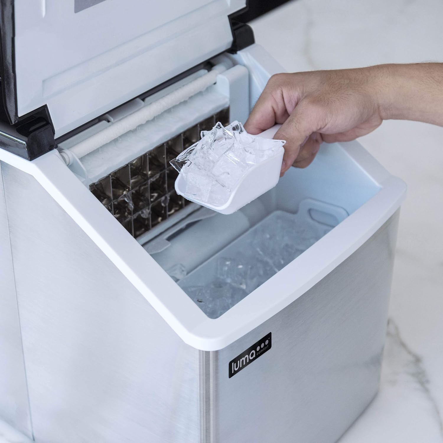 image:imageLuma by Newair Slushie Machine for Home 88 Oz Frozen Drink Maker No Ice Needed Dishwasher Safe Slushie Maker for Margaritas Slushies amp FrappsStainless Steel