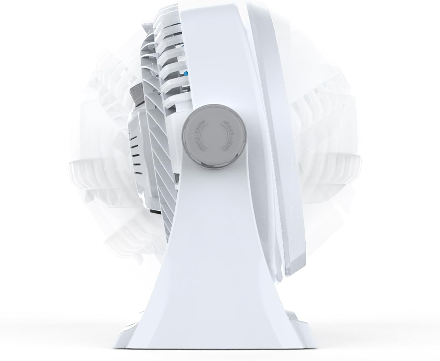 image:imageNewAir 12inch Powerful Air Circulator Portable Fan in White Wall Mountable 360 Pivot Up to 40 ft of High Air Flow at 1010 CFM Small Table Desk Fan Home Office Bedroom White Noise12 Floor Wall Mounted
