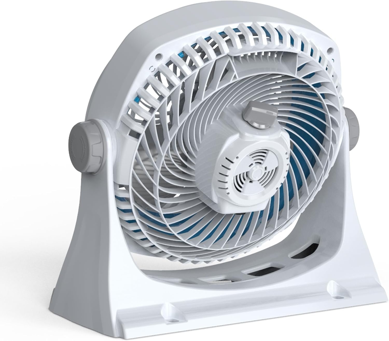 image:imageNewAir 12inch Powerful Air Circulator Portable Fan in White Wall Mountable 360 Pivot Up to 40 ft of High Air Flow at 1010 CFM Small Table Desk Fan Home Office Bedroom White Noise12 Floor Wall Mounted