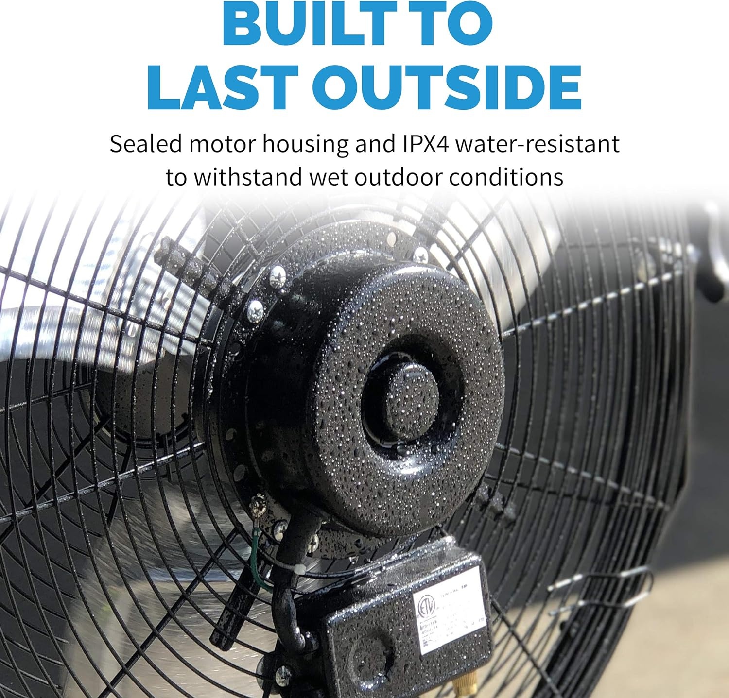 image:imageNewAir 18 High Velocity Wall Mounted Fan Industrial Grade with 3000 CFM Airflow 3 Speeds and HeavyDuty Metal Blades Fan for Bedroom Garage Gym amp Home Use