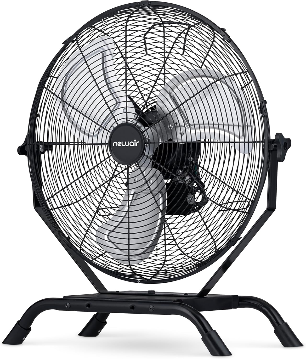 image:imageNewAir 20 High Velocity Outdoor Fan Heavy Duty Waterproof 2in1 Floor Stand or Wall Mount Fan Adjustable Tilt and 3 Speeds up to 4650 CFM Wall Fan or Garage Fan for Indoor Patio Gym or Porch