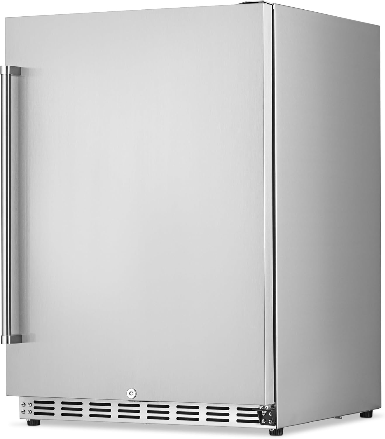 image:imageNewAir 24 Commercial Builtin or Under Counter Refrigerator 53 Cu Ft Weatherproof Outdoor Fridge for Patio Indoor amp Commercial Use Stainless Steel