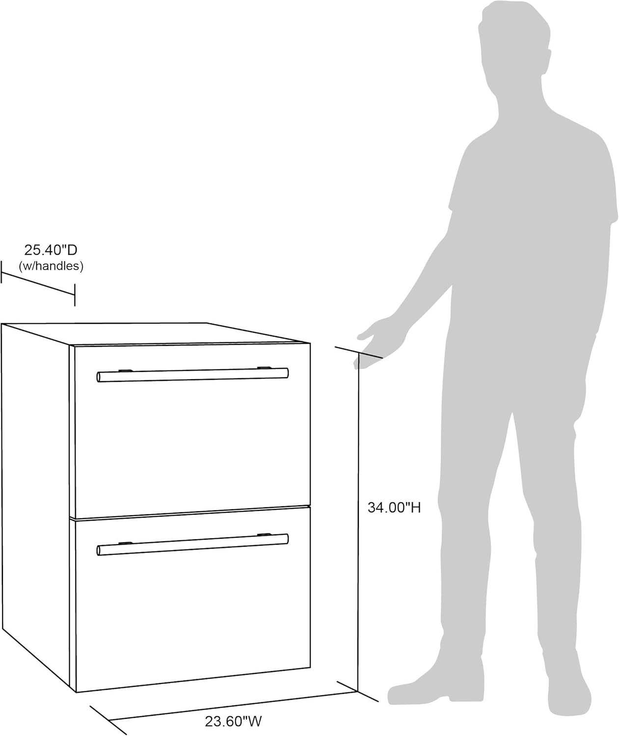 image:imageNewAir 24 Dual Zone Outdoor Wine amp Beverage Fridge Freestanding or BuiltIn Under counter Refrigerator for Outside Patio Dual Drawer for 20 Wine Bottles amp 80 Cans Stainless Steel
