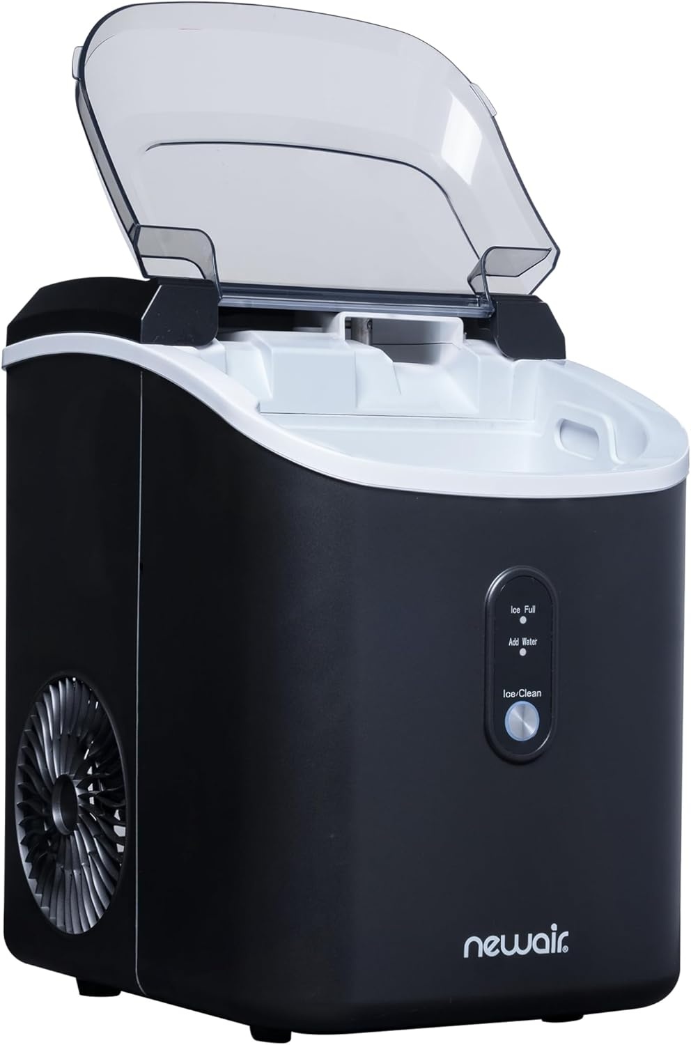 image:imageNewAir Nugget Ice Maker Countertop Portable Ice Machine 26 lbsDay Soft Chewable Nugget Ice in 10 Min Matte Black Compact Design