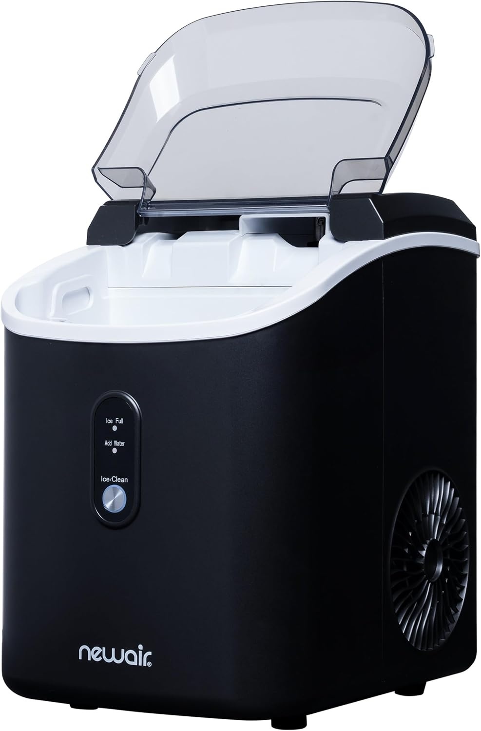 image:imageNewAir Nugget Ice Maker Countertop Portable Ice Machine 26 lbsDay Soft Chewable Nugget Ice in 10 Min Matte Black Compact Design