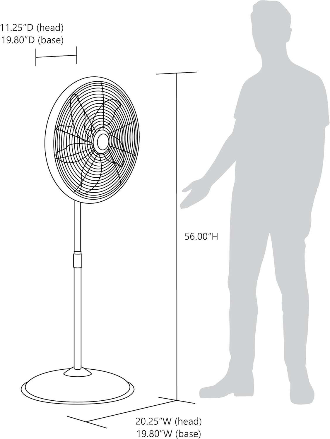 image:imageNewAir Outdoor Misting Pedestal Fan 2800 CFM Oscillating Patio Fan with Garden Hose Connection 3 Speeds and WideAngle Cooling for Decks amp Outdoor Spaces of up to 600 sq ft