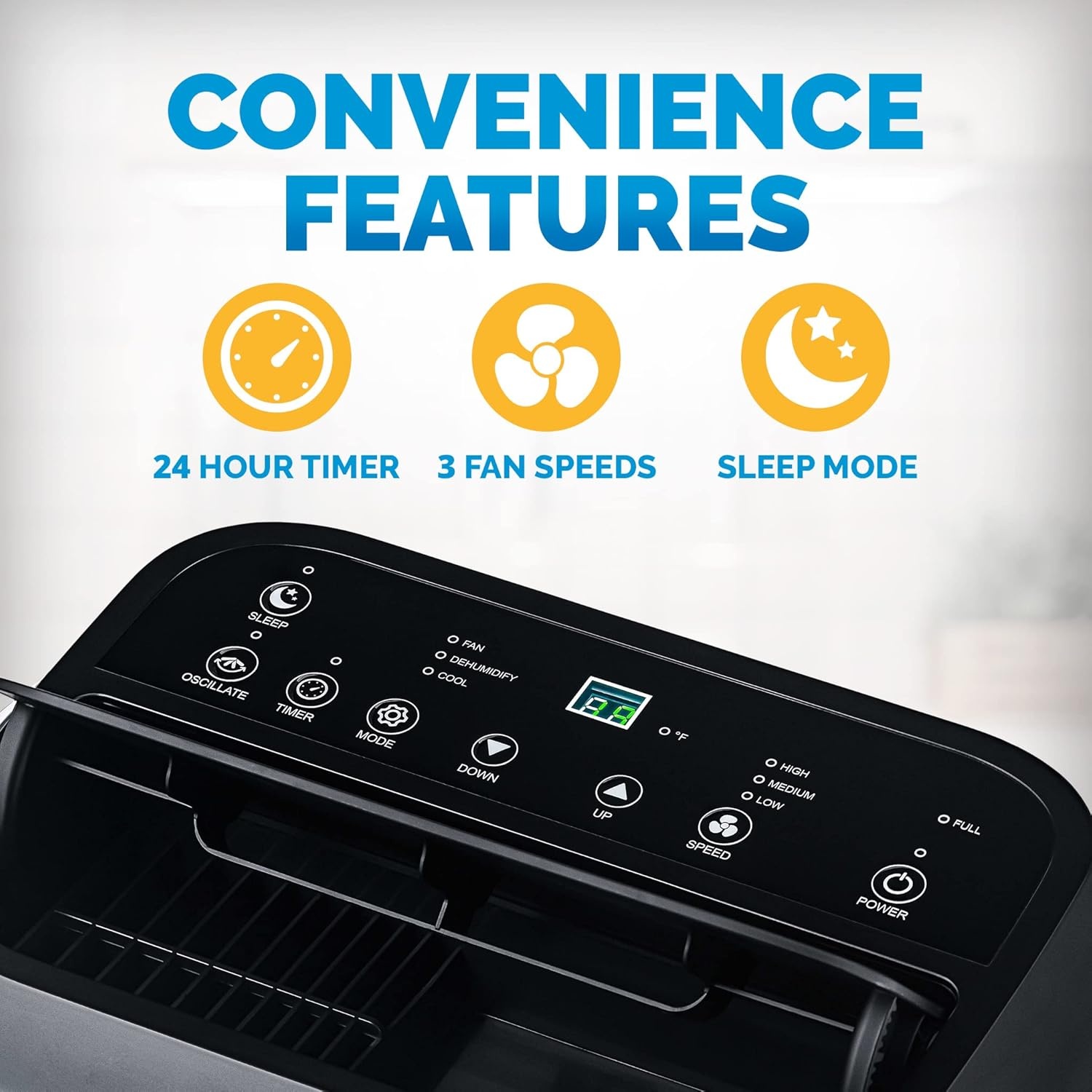 image:imageNewair 12000 BTU Portable Air Conditioner Modern AC Design with Easy Setup Window Venting Kit SelfEvaporative System Quiet Operation Dehumidifying Mode with Remote and Timer14 000 BTU
