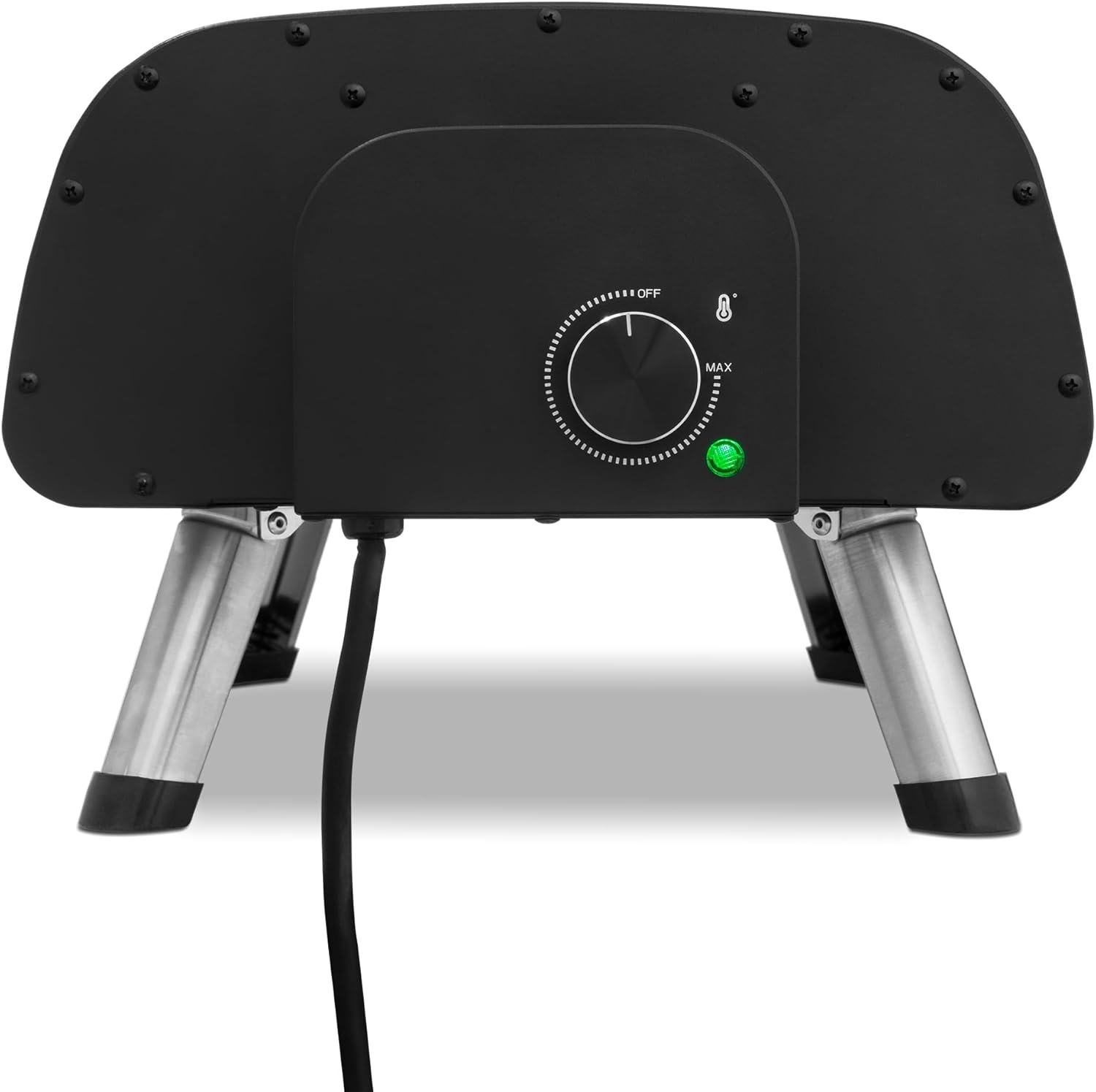 image:imageNewair 12 Portable Electric Pizza Oven 900F Countertop Pizza Maker for Indoor amp Outdoor Use Dual Heating Elements Foldable Legs amp Pizza Stone