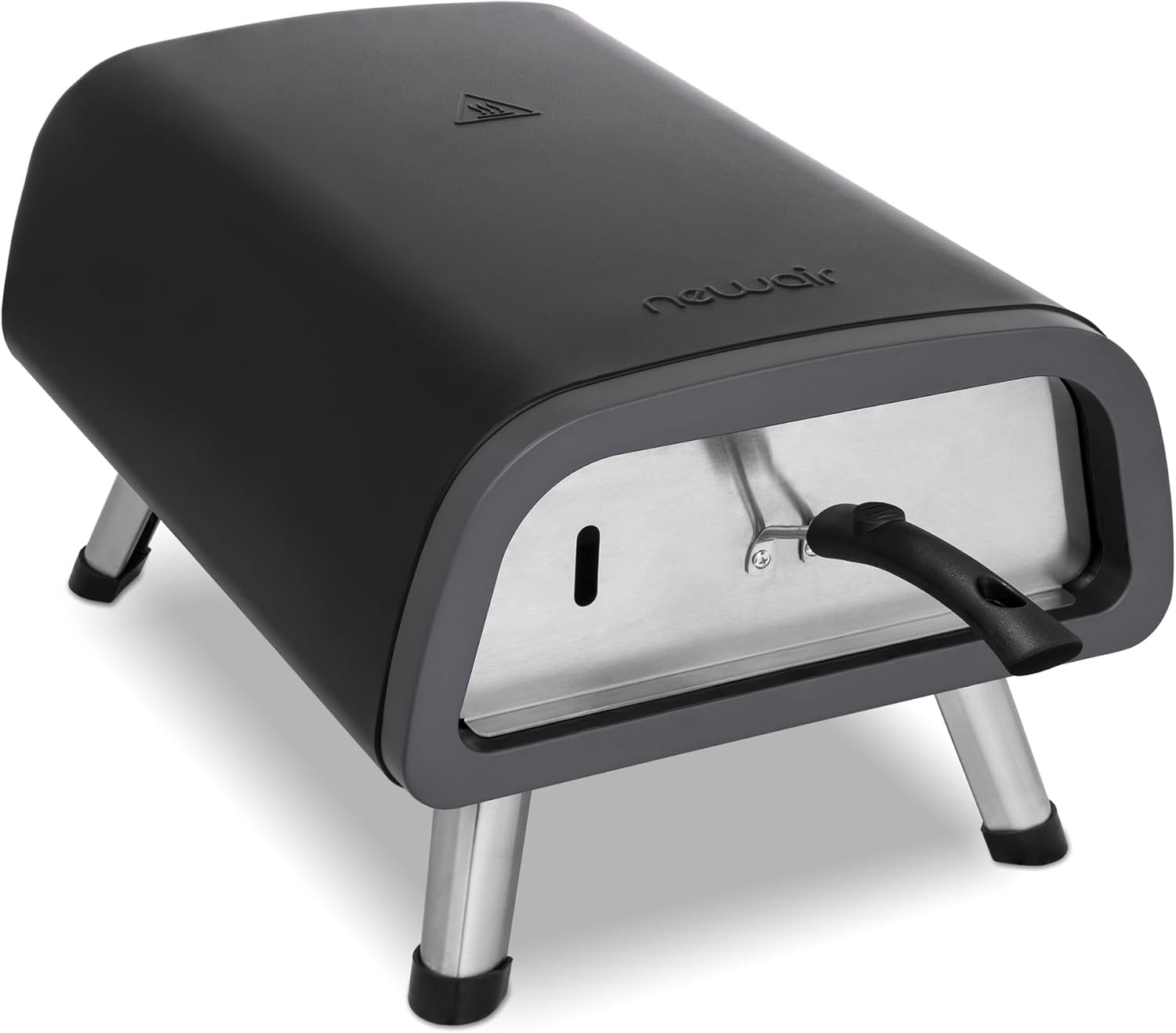 image:imageNewair 12 Portable Electric Pizza Oven 900F Countertop Pizza Maker for Indoor amp Outdoor Use Dual Heating Elements Foldable Legs amp Pizza Stone