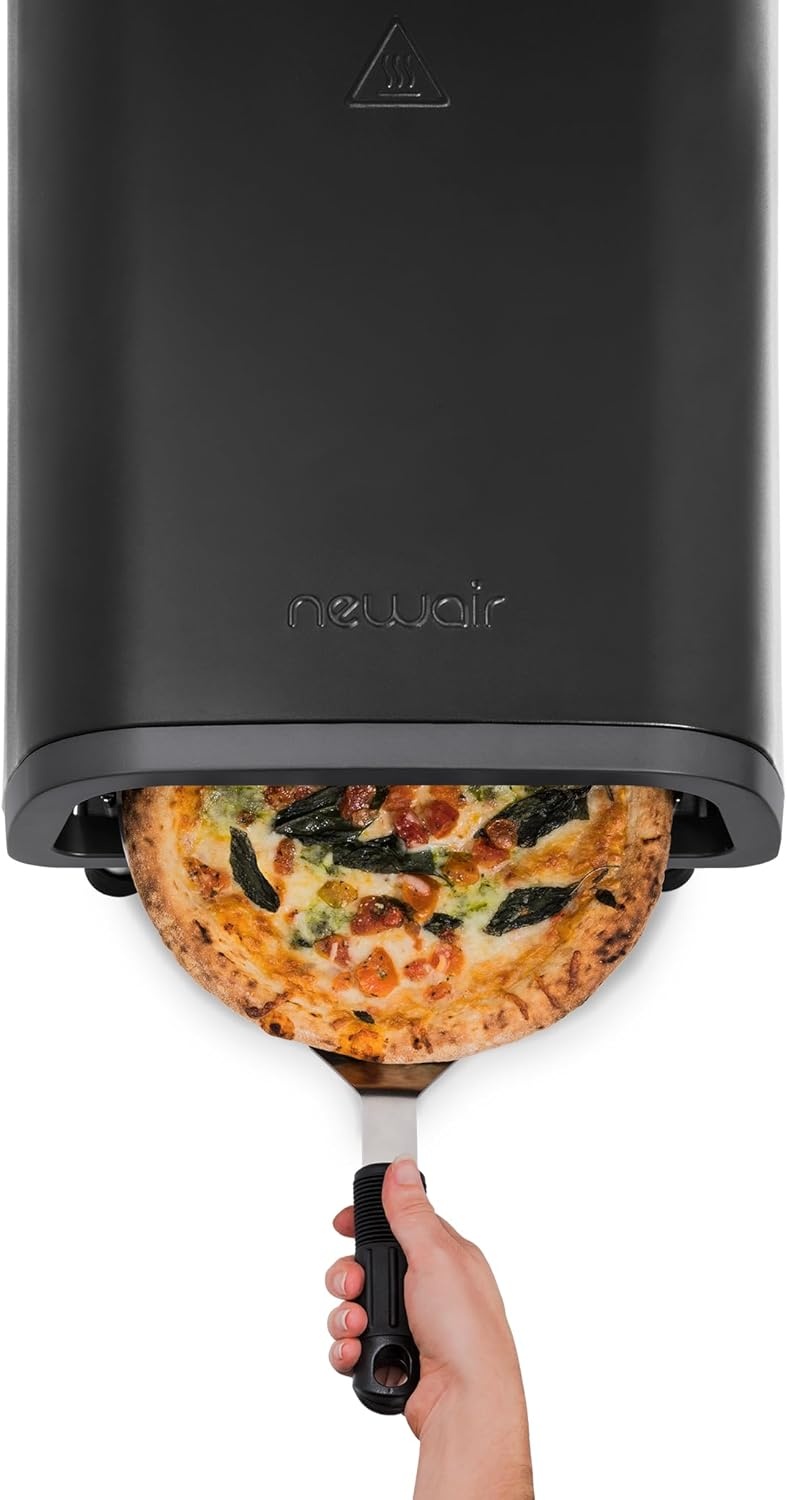 image:imageNewair 12 Portable Electric Pizza Oven 900F Countertop Pizza Maker for Indoor amp Outdoor Use Dual Heating Elements Foldable Legs amp Pizza Stone