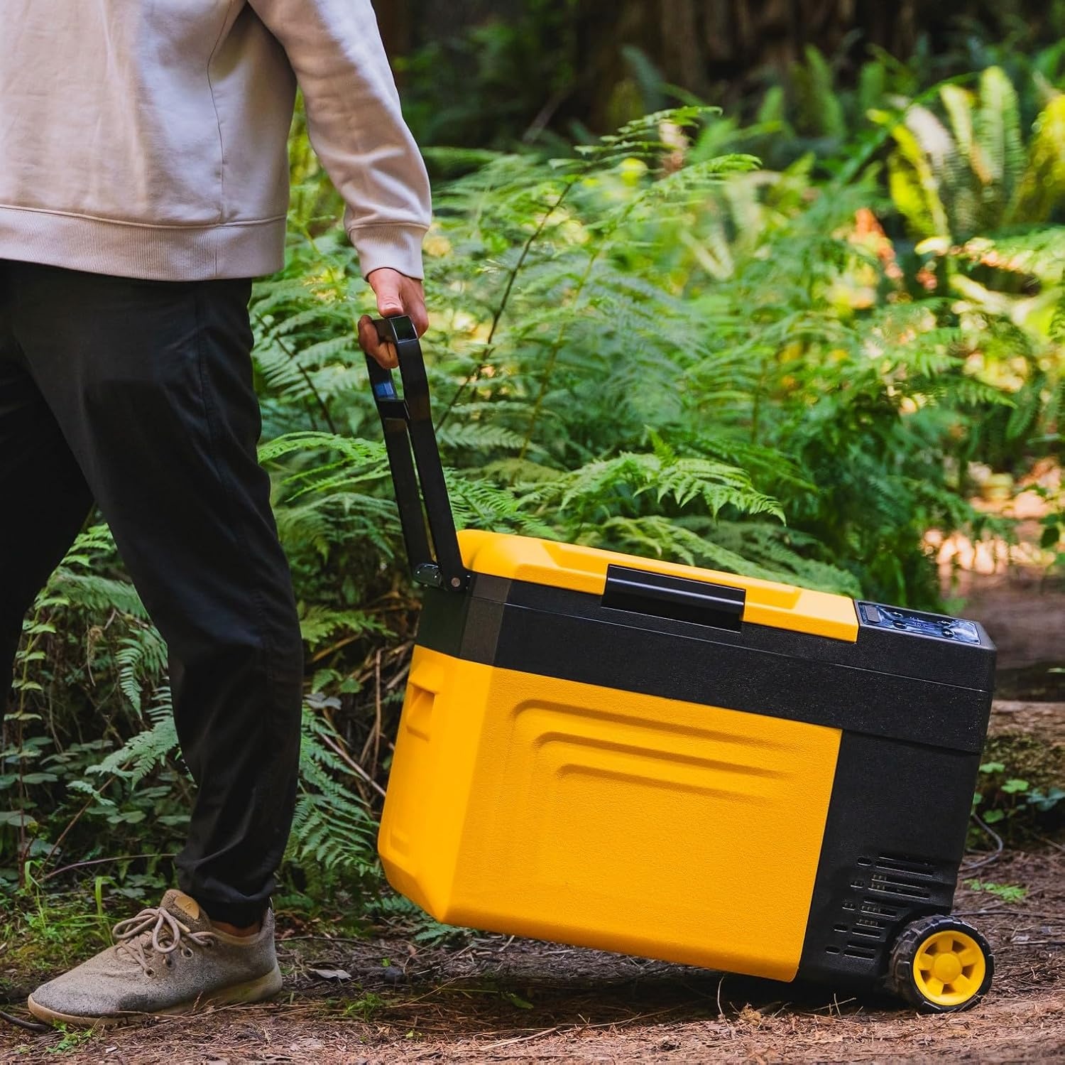 image:imageNewair 25 Qt Portable Electric Cooler 12v Car Mini Fridge Hard Lunch Box for Jobsite Workshop Camping Battery Powered Outdoor Cooler by 1820V Dewalt Bosch Makita Milwaukee Tool Batteries