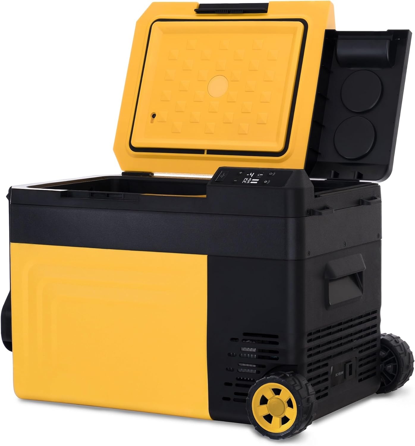 image:imageNewair 25 Qt Portable Electric Cooler 12v Car Mini Fridge Hard Lunch Box for Jobsite Workshop Camping Battery Powered Outdoor Cooler by 1820V Dewalt Bosch Makita Milwaukee Tool Batteries