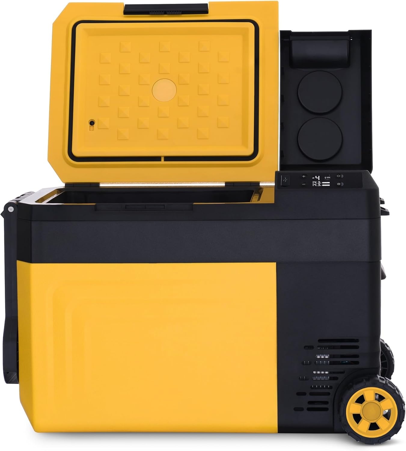 image:imageNewair 25 Qt Portable Electric Cooler 12v Car Mini Fridge Hard Lunch Box for Jobsite Workshop Camping Battery Powered Outdoor Cooler by 1820V Dewalt Bosch Makita Milwaukee Tool Batteries