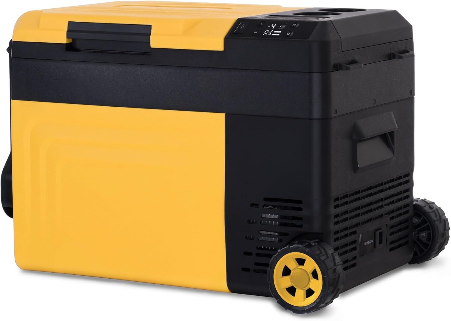 image:imageNewair 25 Qt Portable Electric Cooler 12v Car Mini Fridge Hard Lunch Box for Jobsite Workshop Camping Battery Powered Outdoor Cooler by 1820V Dewalt Bosch Makita Milwaukee Tool Batteries