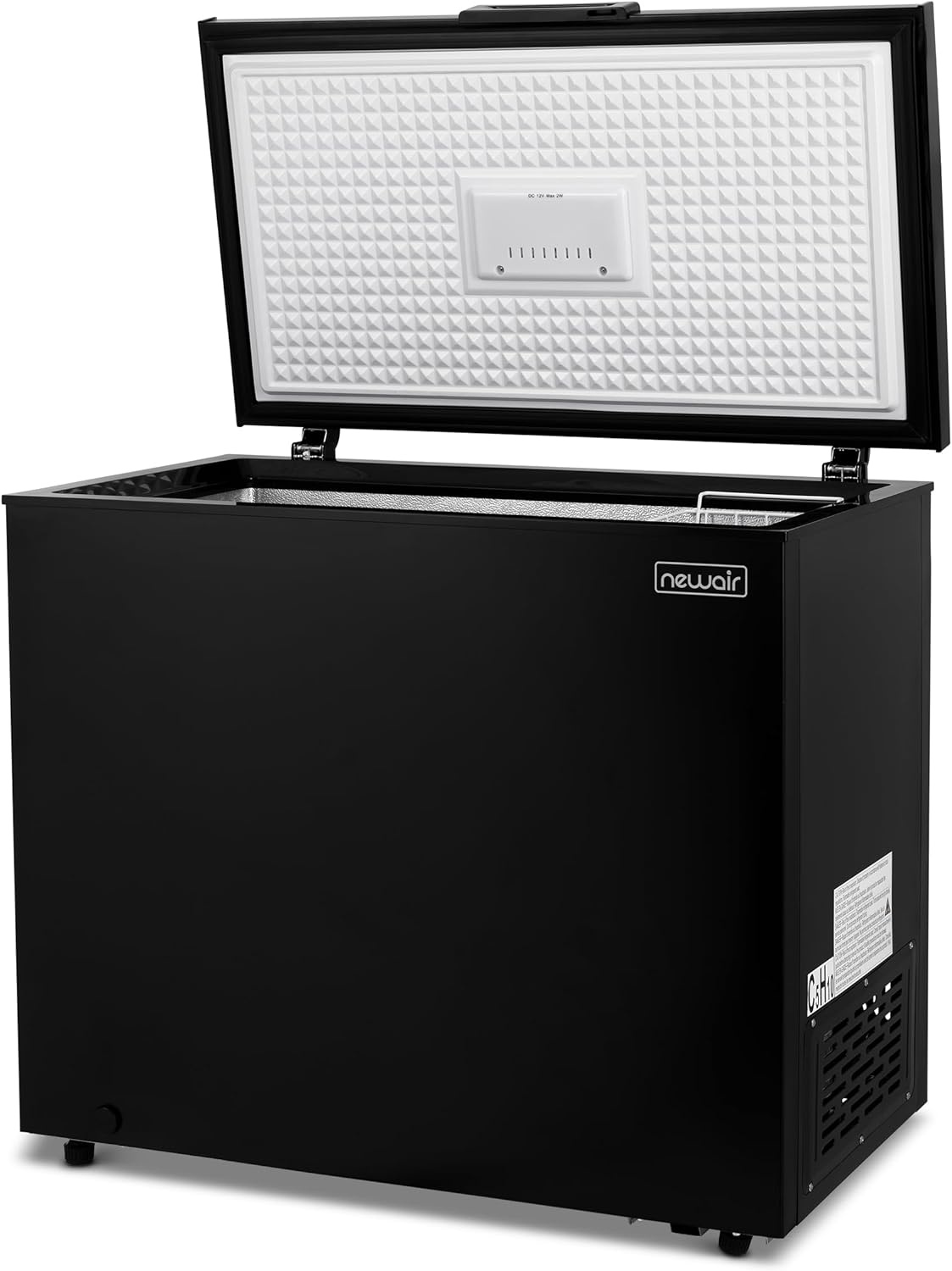 image:imageNewair 67 Cu Ft Chest Freezer with Removable Basket Quiet Deep Freezer Digital Temperature Control Top Open Door Alarm Fast Freeze Mode Compact Freezer Garage Storage Cool GrayMatte Black