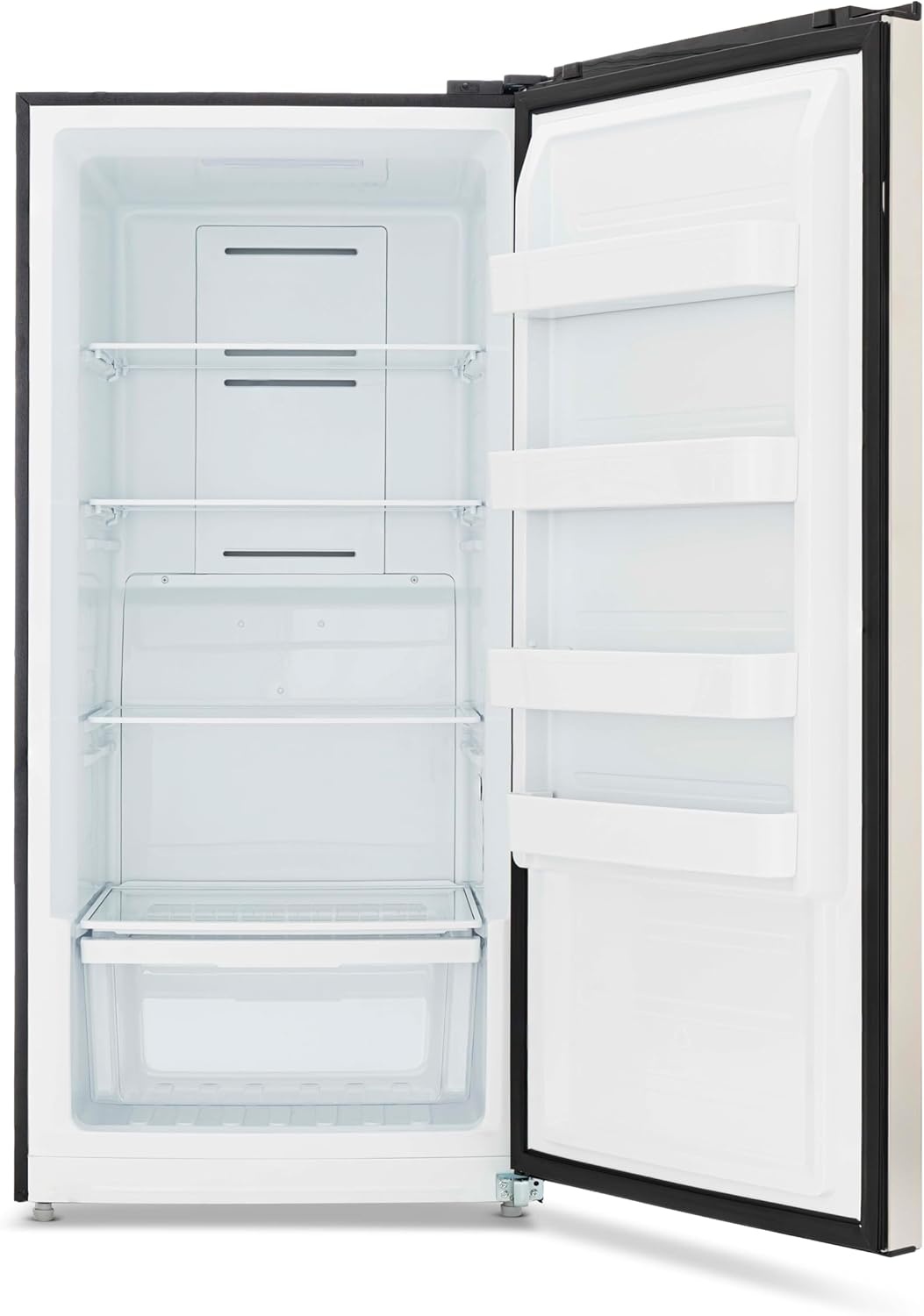 image:imageNewair Upright Freezer 138 Cu Ft GarageReady Stand Up Freezer with Digital Controls Auto Defrost Fast Freeze Mode amp LED Lighting Stainless Steel
