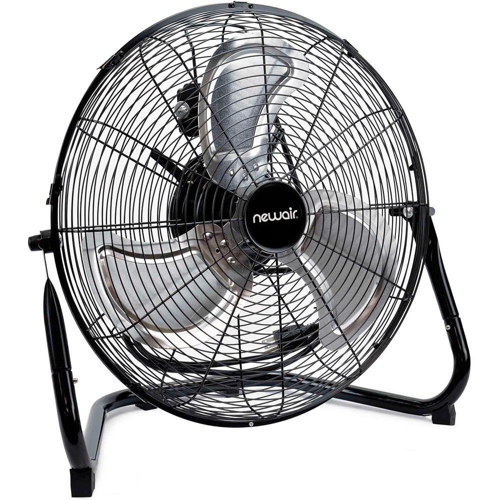 image:imageNewAir 18 High Velocity Floor Fan Industrial Grade with 3000 CFM Airflow 3 Speeds and HeavyDuty Metal Blades Fan for Bedroom Garage Gym amp Home Use