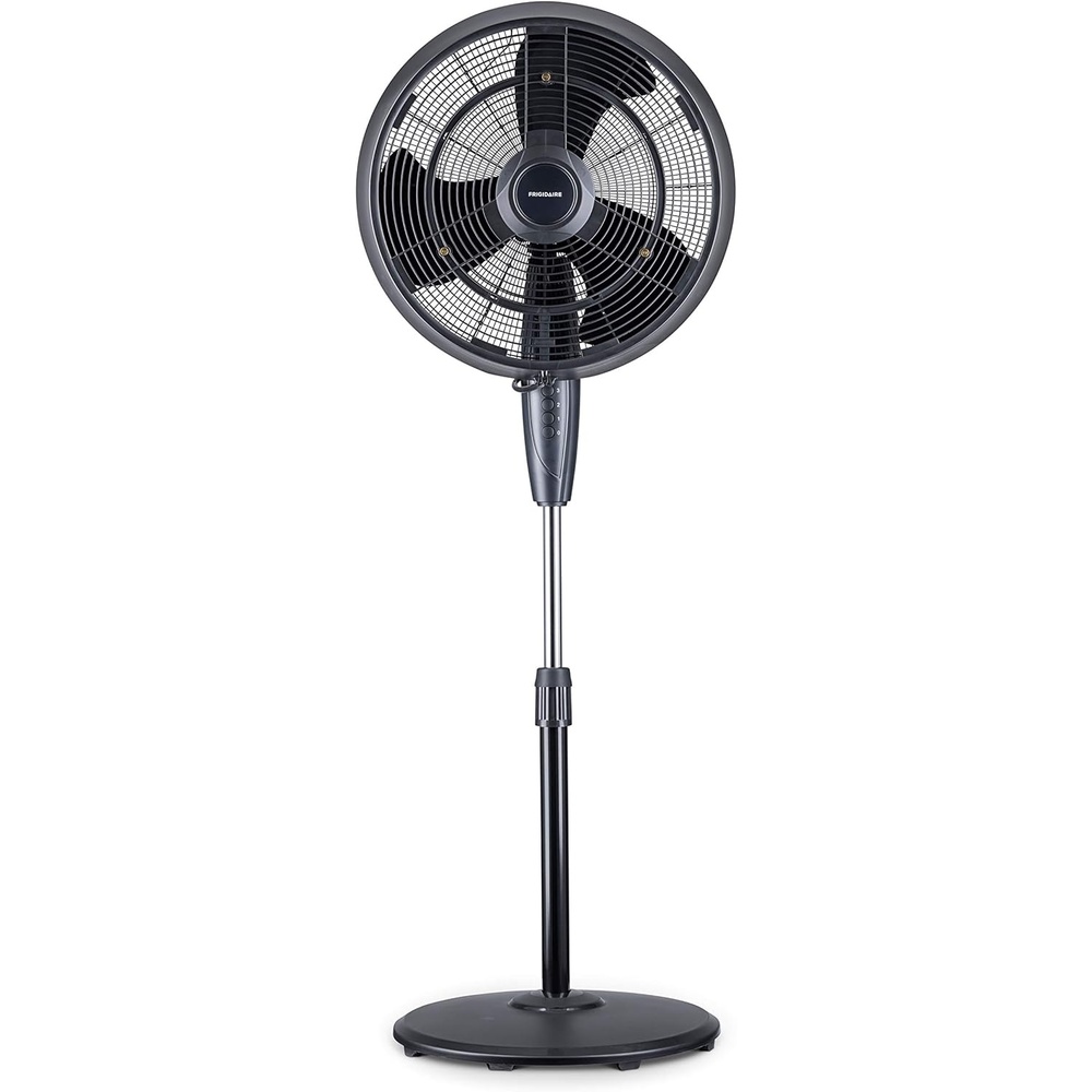 image:imageNewAir Outdoor Misting Pedestal Fan 1600 CFM Oscillating Patio Fan with Garden Hose Connection 3 Speeds and WideAngle Cooling for Decks amp Outdoor Spaces of up to 500 sq ft