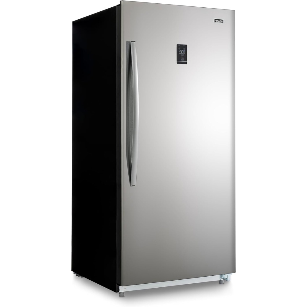 image:imageNewair Upright Freezer 138 Cu Ft GarageReady Stand Up Freezer with Digital Controls Auto Defrost Fast Freeze Mode amp LED Lighting Stainless Steel