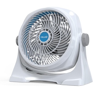 image:imageNewAir 12inch Powerful Air Circulator Portable Fan in White  Wall Mountable 360 Pivot Up to 40 ft of High Air Flow at 1010 CFM Small Table Desk Fan  Home Office Bedroom White Noise12  Floor  Wall Mounted