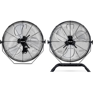 image:imageNewAir 20 High Velocity Outdoor Fan Heavy Duty Waterproof 2in1 Floor Stand or Wall Mount Fan Adjustable Tilt and 3 Speeds up to 4650 CFM  Wall Fan or Garage Fan for Indoor Patio Gym or Porch