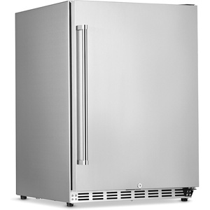 image:imageNewAir 24 Commercial Builtin or Under Counter Refrigerator  53 Cu Ft Weatherproof Outdoor Fridge for Patio Indoor amp Commercial Use  Stainless Steel