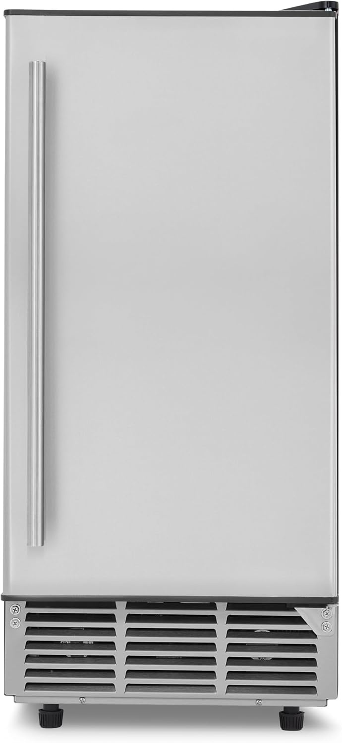image:imageNewair 15 Commercial Nugget Ice Maker Freestanding or Builtin Under Counter Ice Maker with 80 lbsDay Production for Home Bar Kitchen amp Restaurant Use Stainless Steel