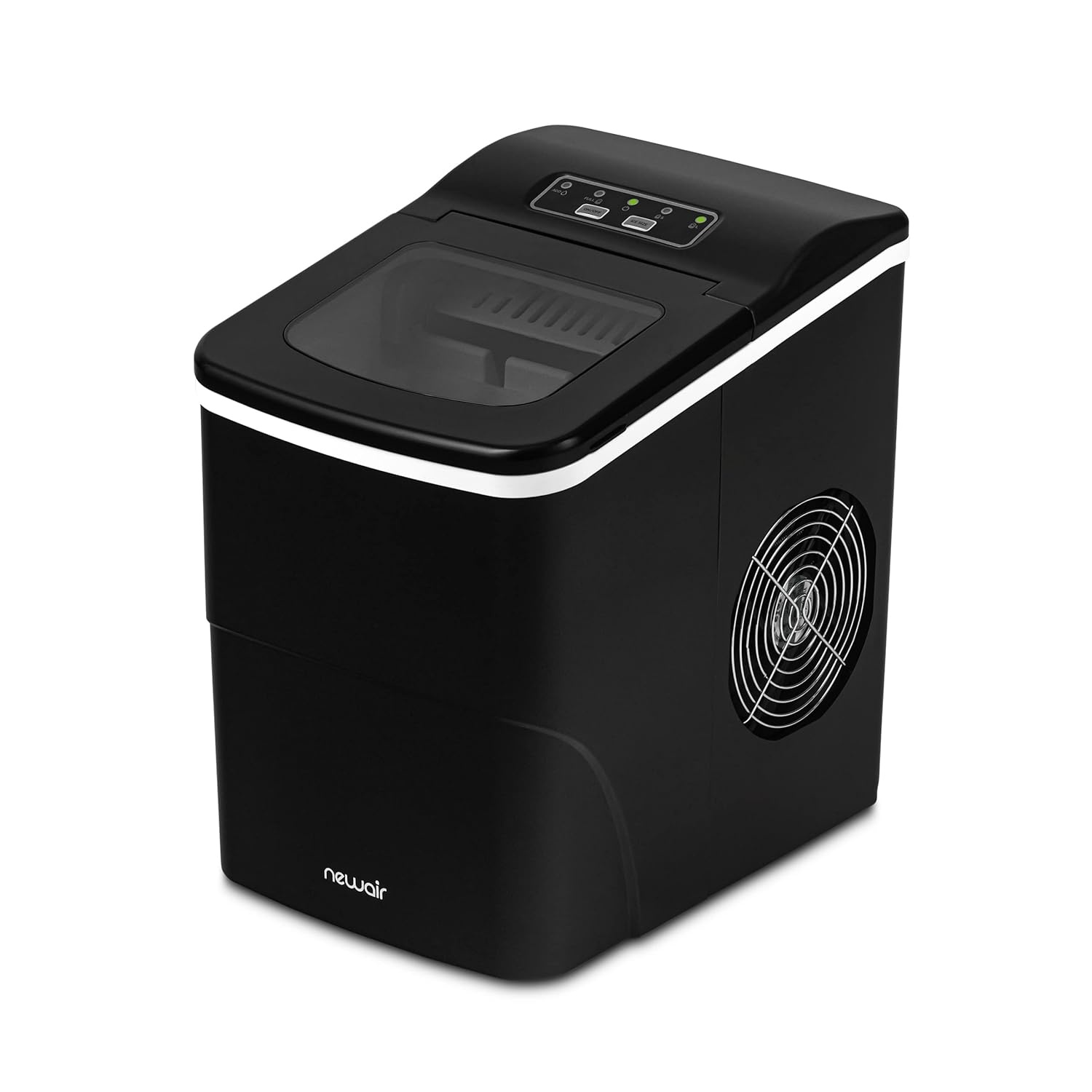 image:imageNewair Mini Bullet Ice Maker Countertop 26 lbsDay Portable Ice Machine SpaceSaving Ice Maker for Home Office amp RV Stainless SteelMatte Black