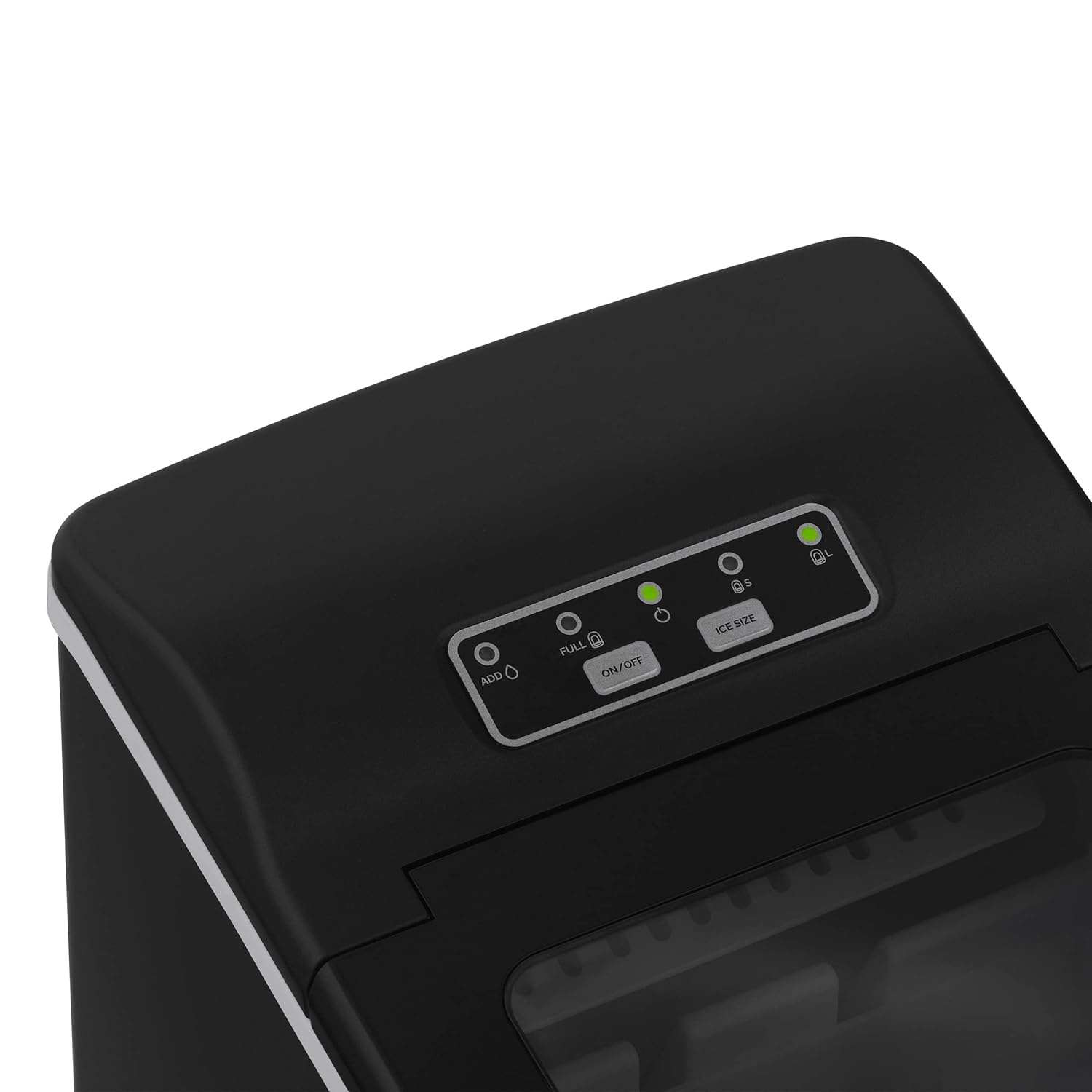 image:imageNewair Mini Bullet Ice Maker Countertop 26 lbsDay Portable Ice Machine SpaceSaving Ice Maker for Home Office amp RV Stainless SteelMatte Black