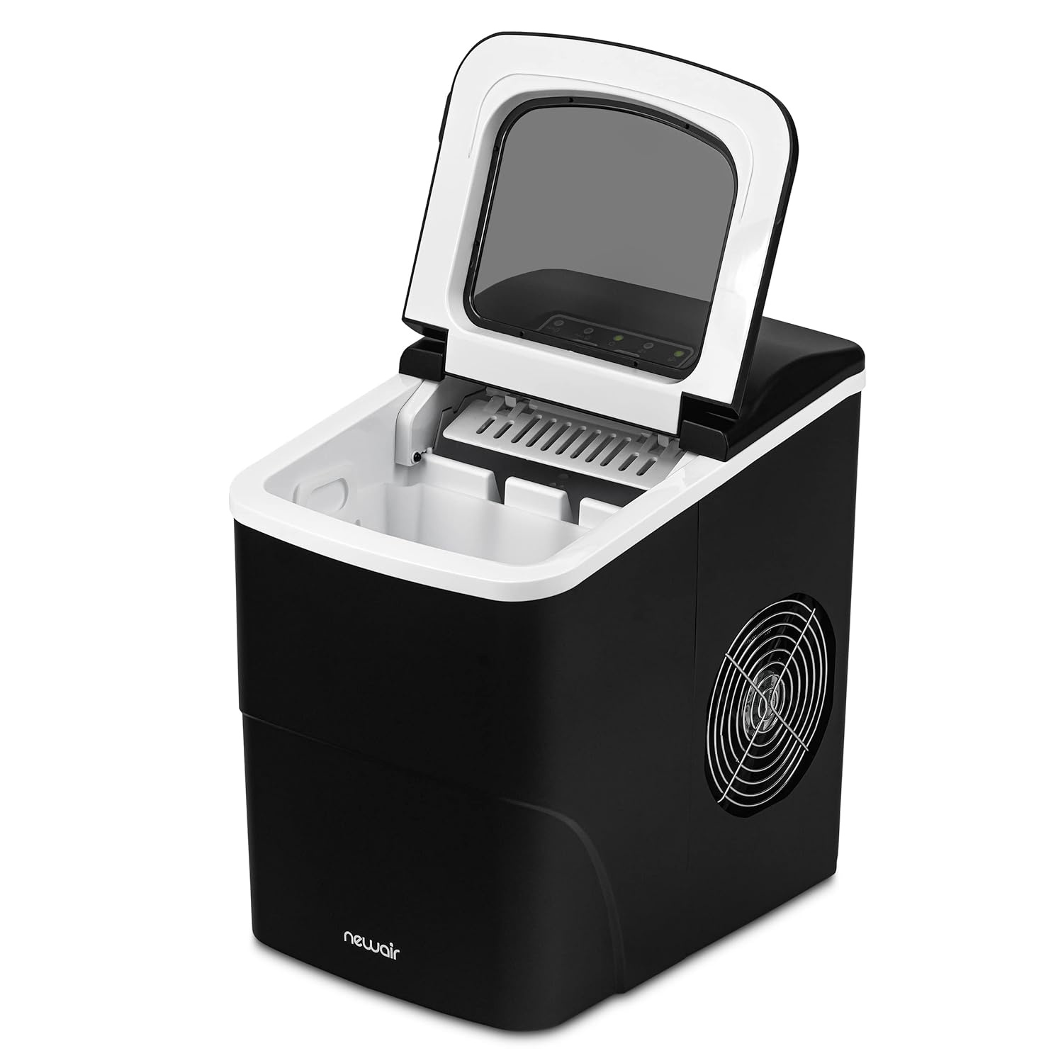 image:imageNewair Mini Bullet Ice Maker Countertop 26 lbsDay Portable Ice Machine SpaceSaving Ice Maker for Home Office amp RV Stainless SteelMatte Black