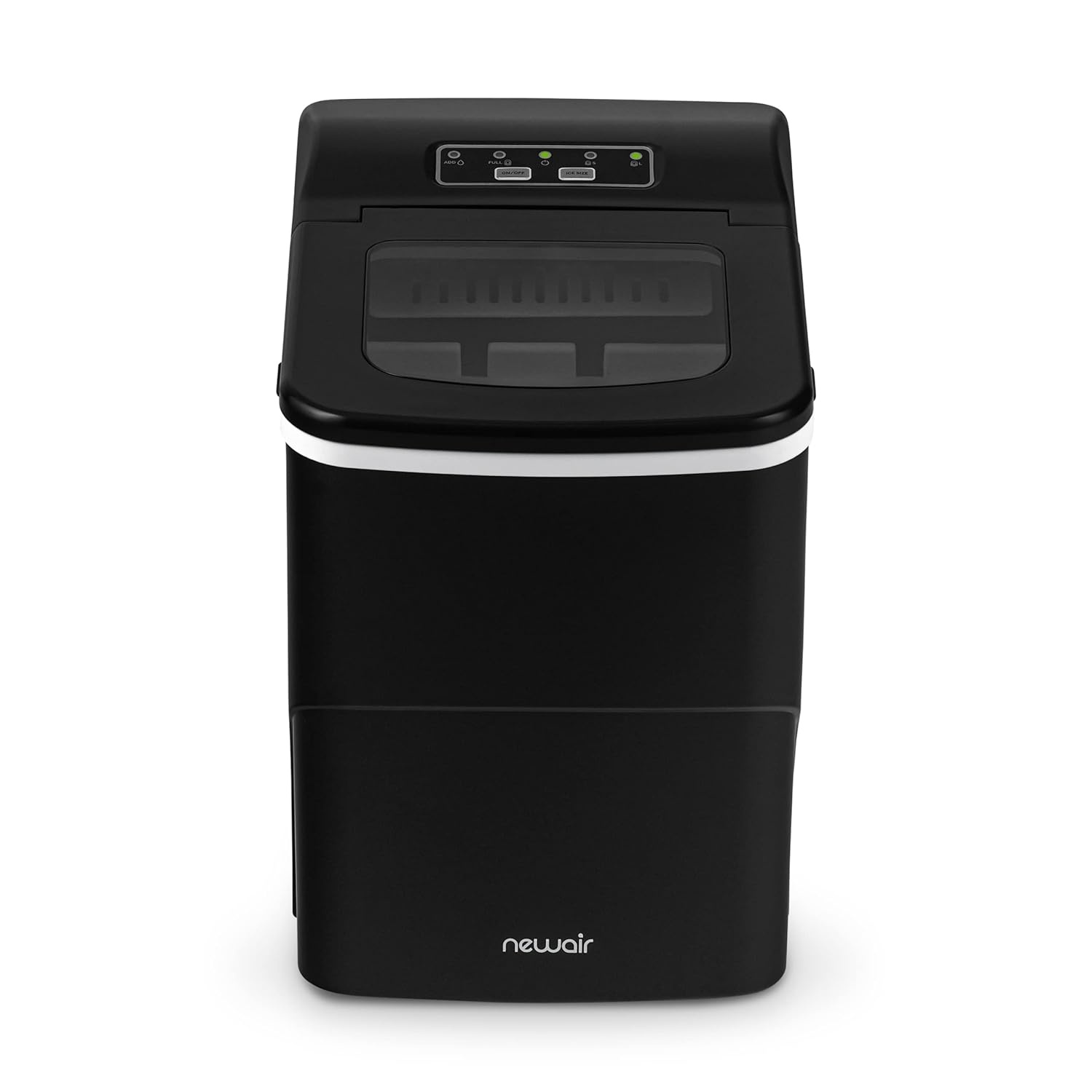 image:imageNewair Mini Bullet Ice Maker Countertop 26 lbsDay Portable Ice Machine SpaceSaving Ice Maker for Home Office amp RV Stainless SteelMatte Black