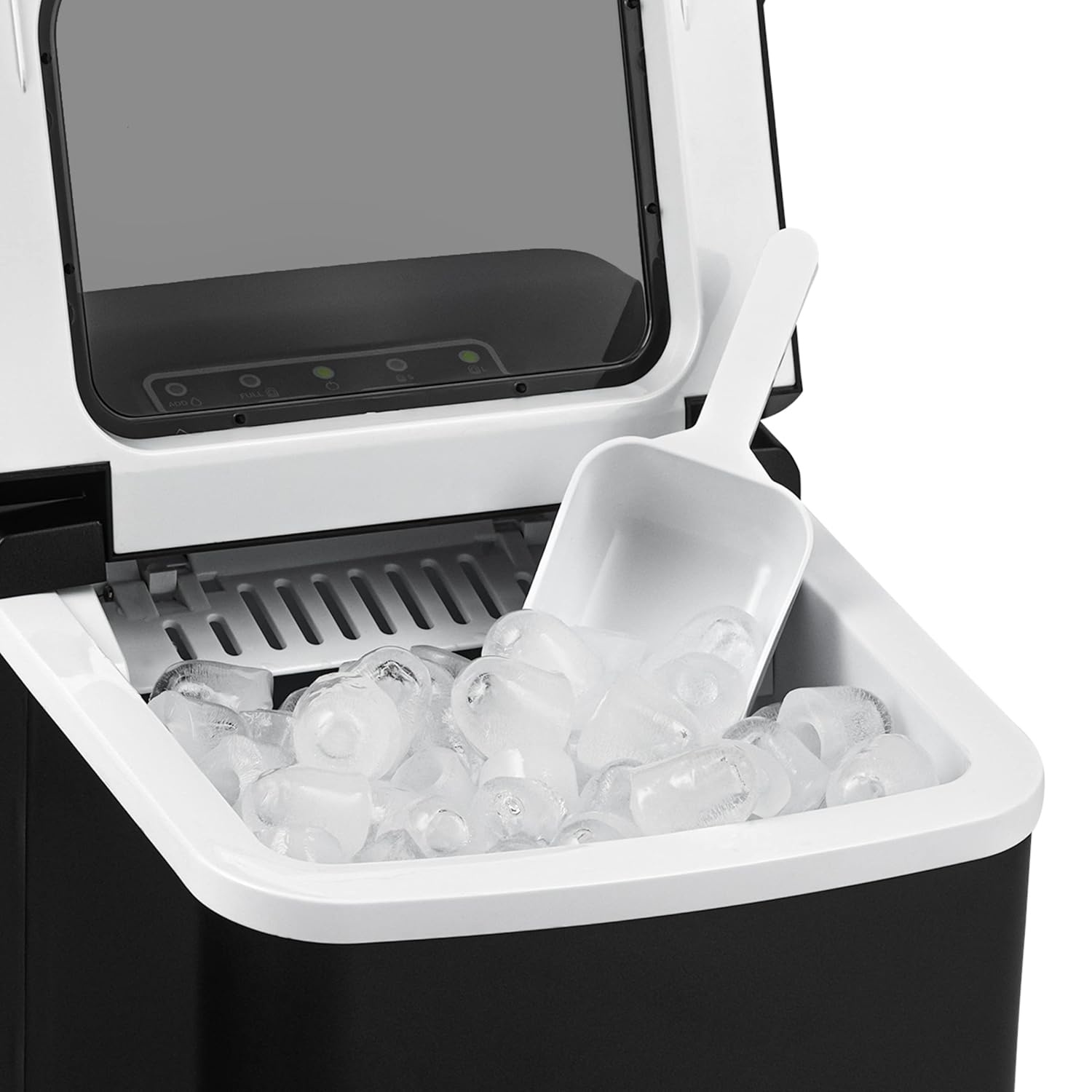 image:imageNewair Mini Bullet Ice Maker Countertop 26 lbsDay Portable Ice Machine SpaceSaving Ice Maker for Home Office amp RV Stainless SteelMatte Black