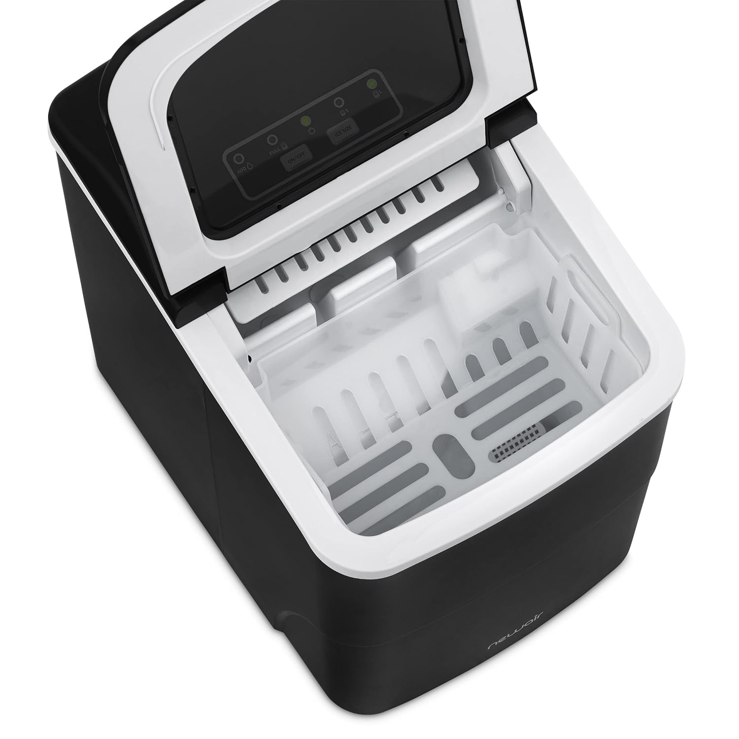 image:imageNewair Mini Bullet Ice Maker Countertop 26 lbsDay Portable Ice Machine SpaceSaving Ice Maker for Home Office amp RV Stainless SteelMatte Black