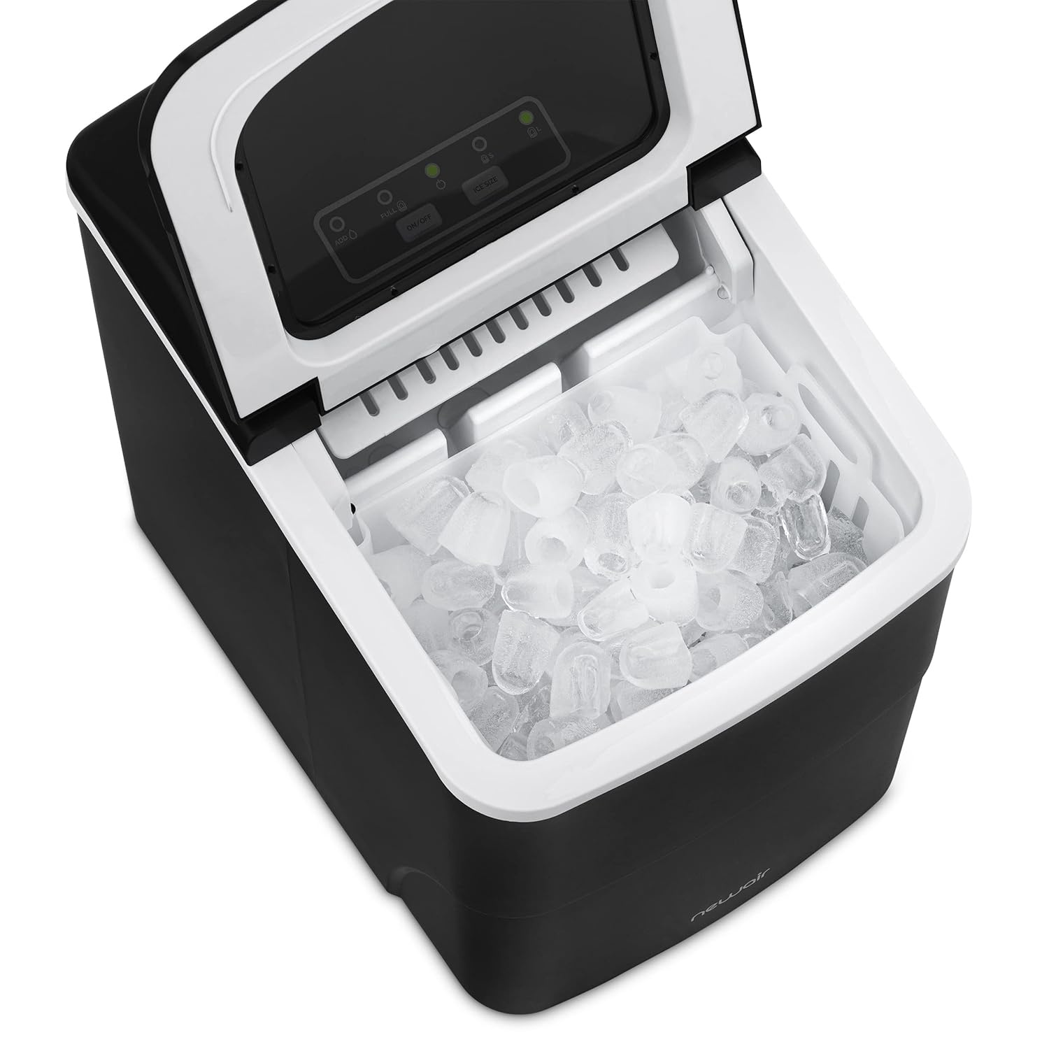 image:imageNewair Mini Bullet Ice Maker Countertop 26 lbsDay Portable Ice Machine SpaceSaving Ice Maker for Home Office amp RV Stainless SteelMatte Black