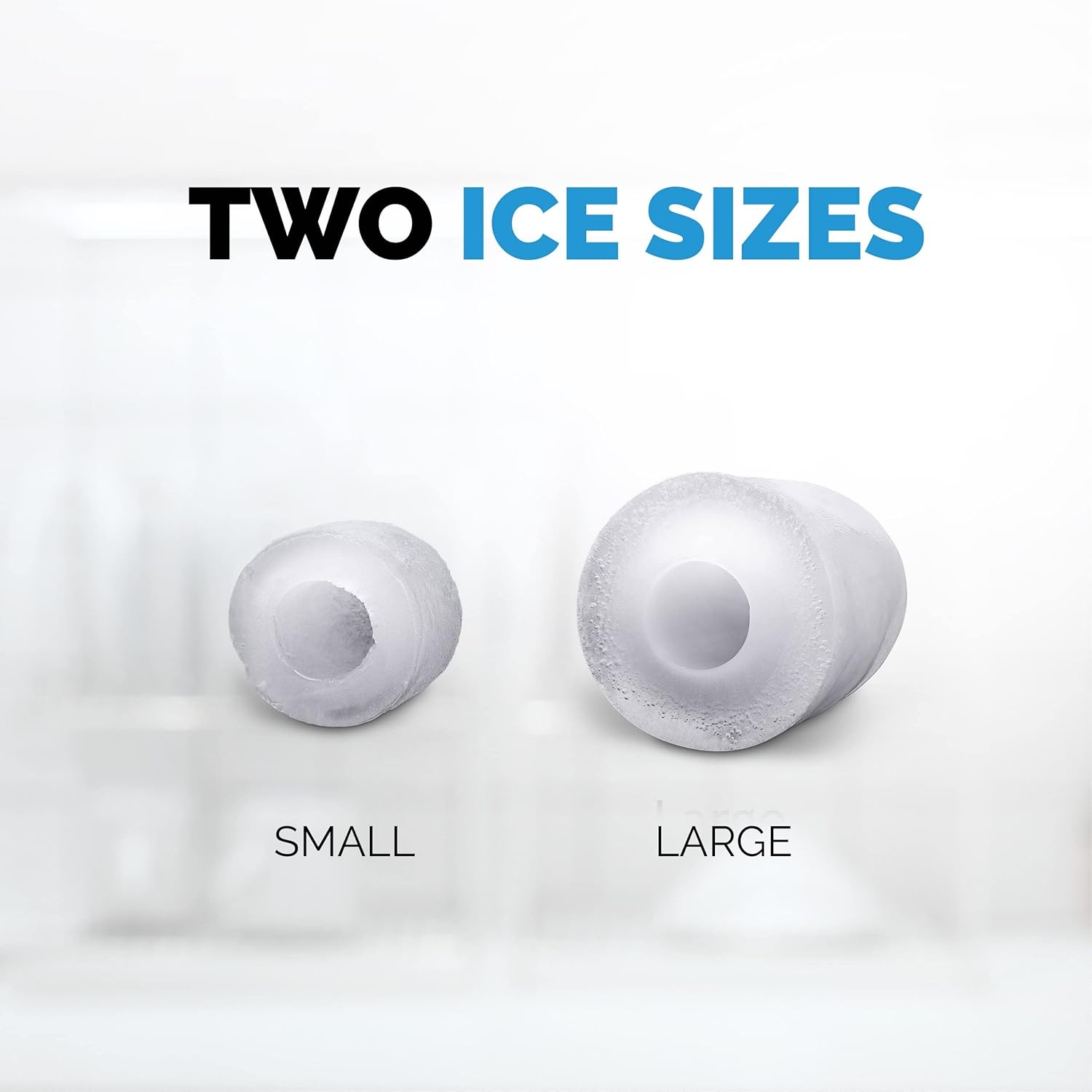 image:imageNewair Mini Bullet Ice Maker Countertop 26 lbsDay Portable Ice Machine SpaceSaving Ice Maker for Home Office amp RV Stainless SteelSilver