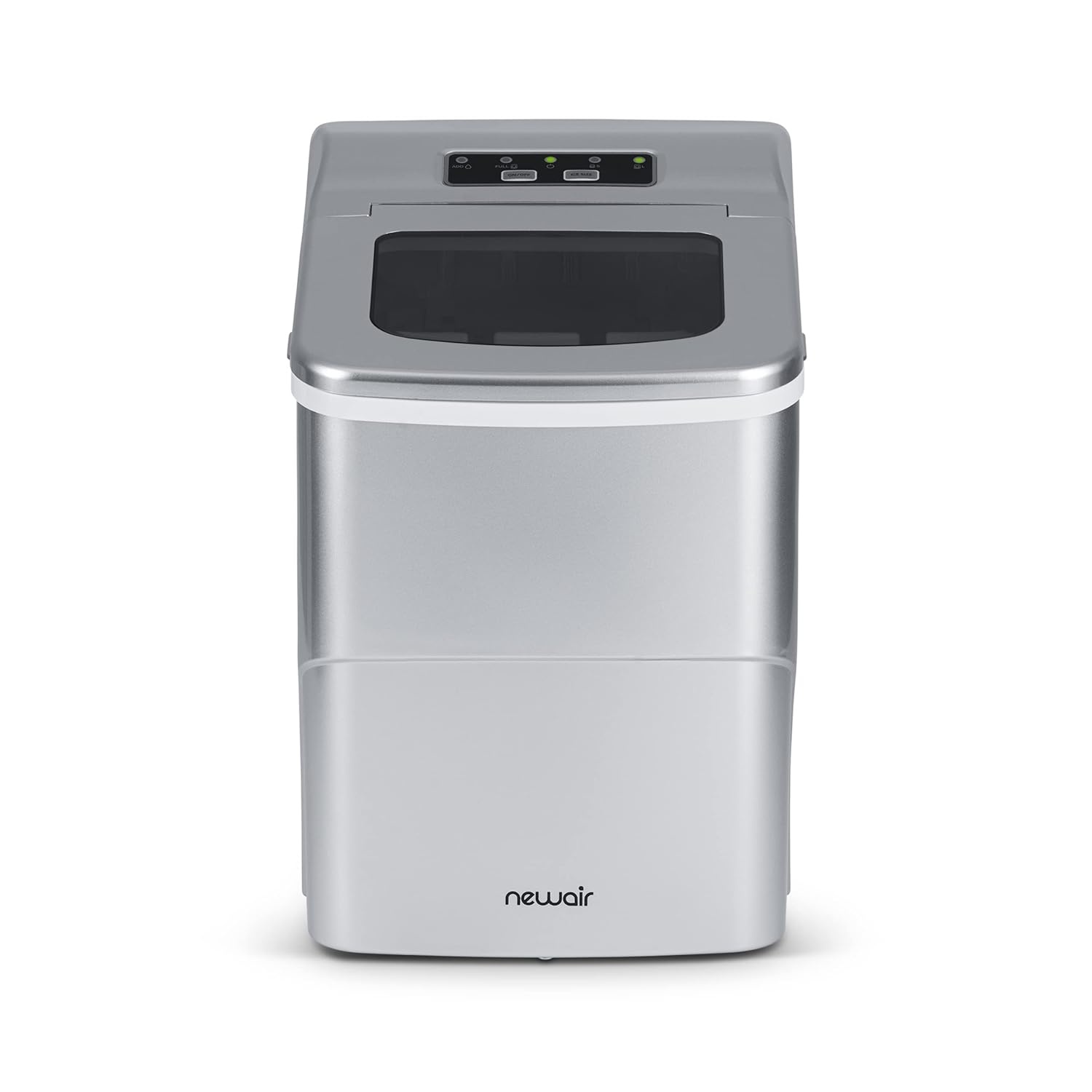 image:imageNewair Mini Bullet Ice Maker Countertop 26 lbsDay Portable Ice Machine SpaceSaving Ice Maker for Home Office amp RV Stainless SteelSilver