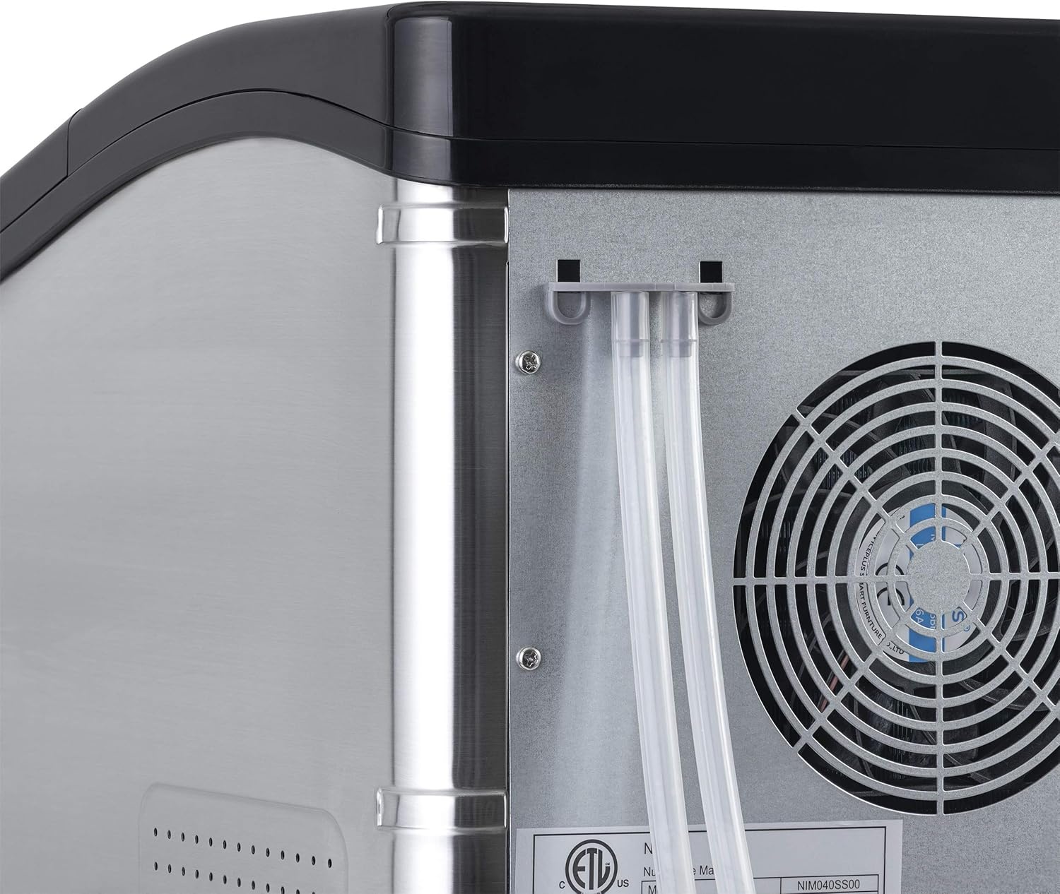 image:imageNewair Nugget Ice Maker Sonic Speed Countertop Crunchy Ice Pellet Machine 45 lbs of Ice a Day Stainless Steel SelfCleaning Function and BPAFree Parts Perfect for Home Kitchen and More