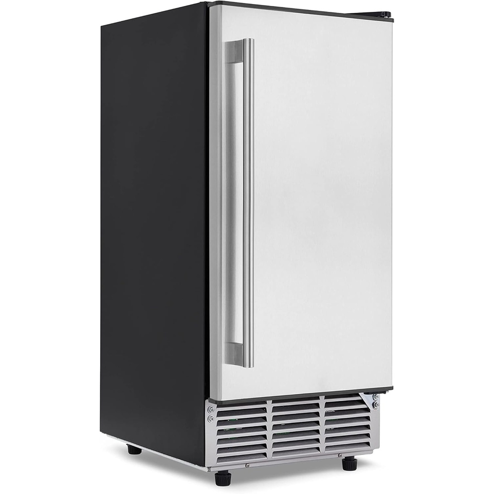 image:imageNewair 15 Commercial Nugget Ice Maker Freestanding or Builtin Under Counter Ice Maker with 80 lbsDay Production for Home Bar Kitchen amp Restaurant Use Stainless Steel