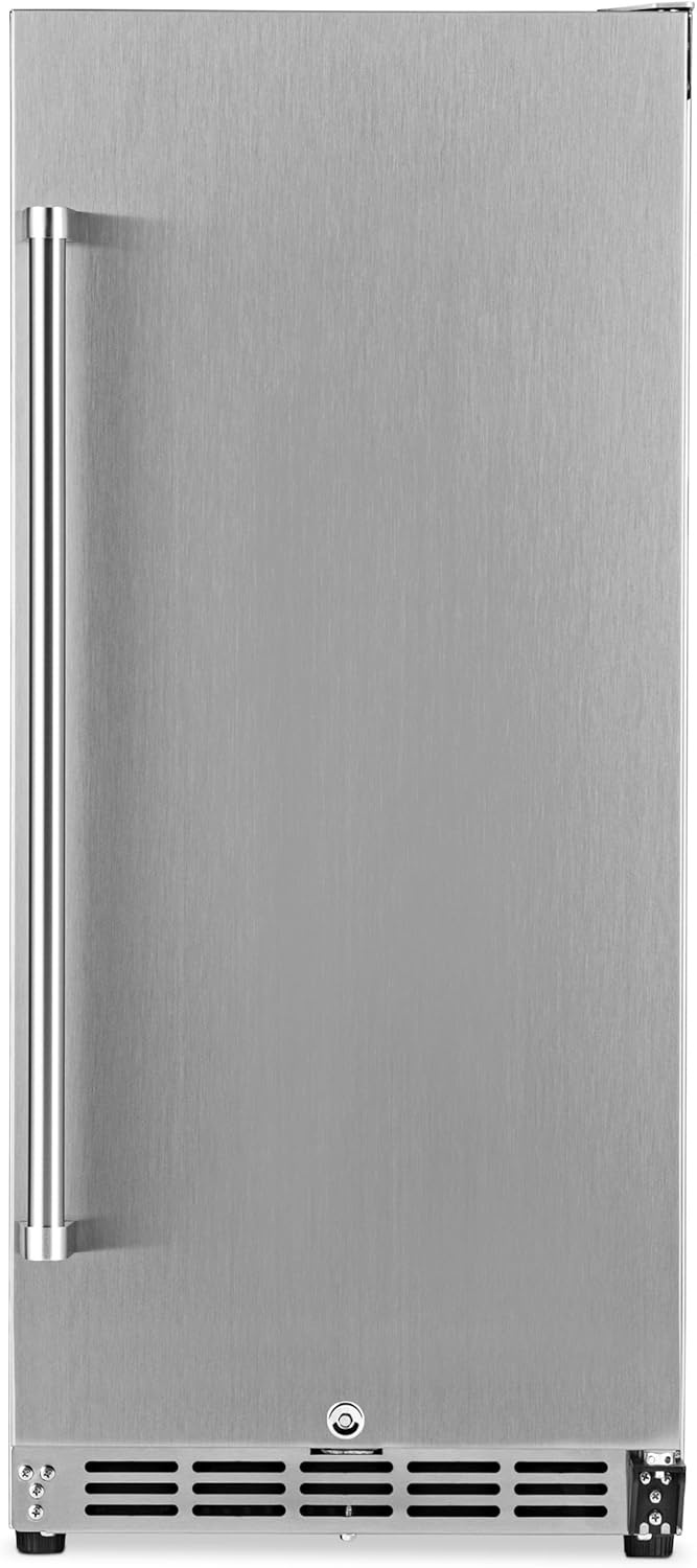 image:imageNewAir 15 Commercial Builtin or Under Counter Refrigerator 32 Cu Ft Weatherproof Outdoor Fridge for Patio Indoor amp Commercial Use Stainless Steel